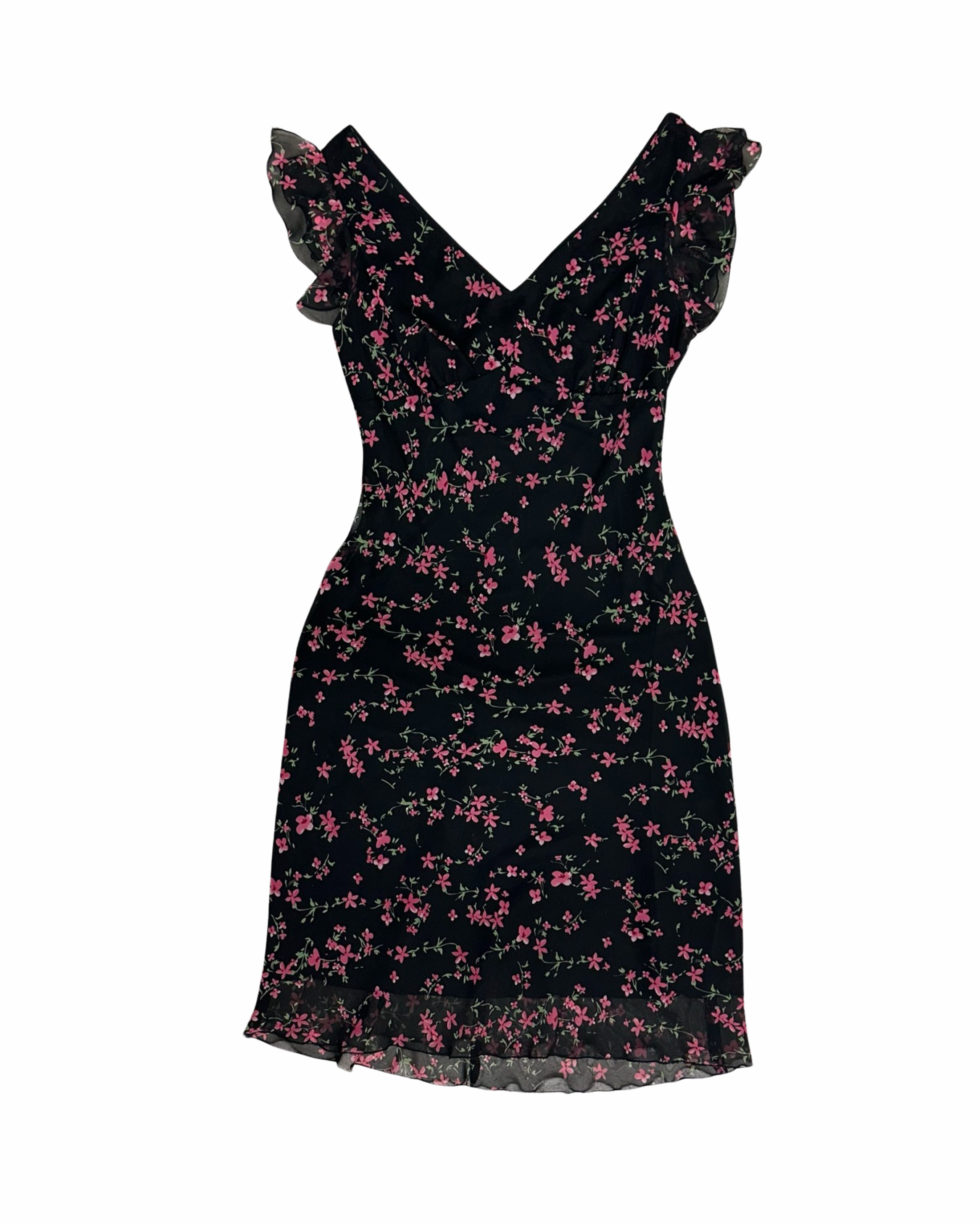 VINTAGE FLORAL DRESS SIZE 7/8