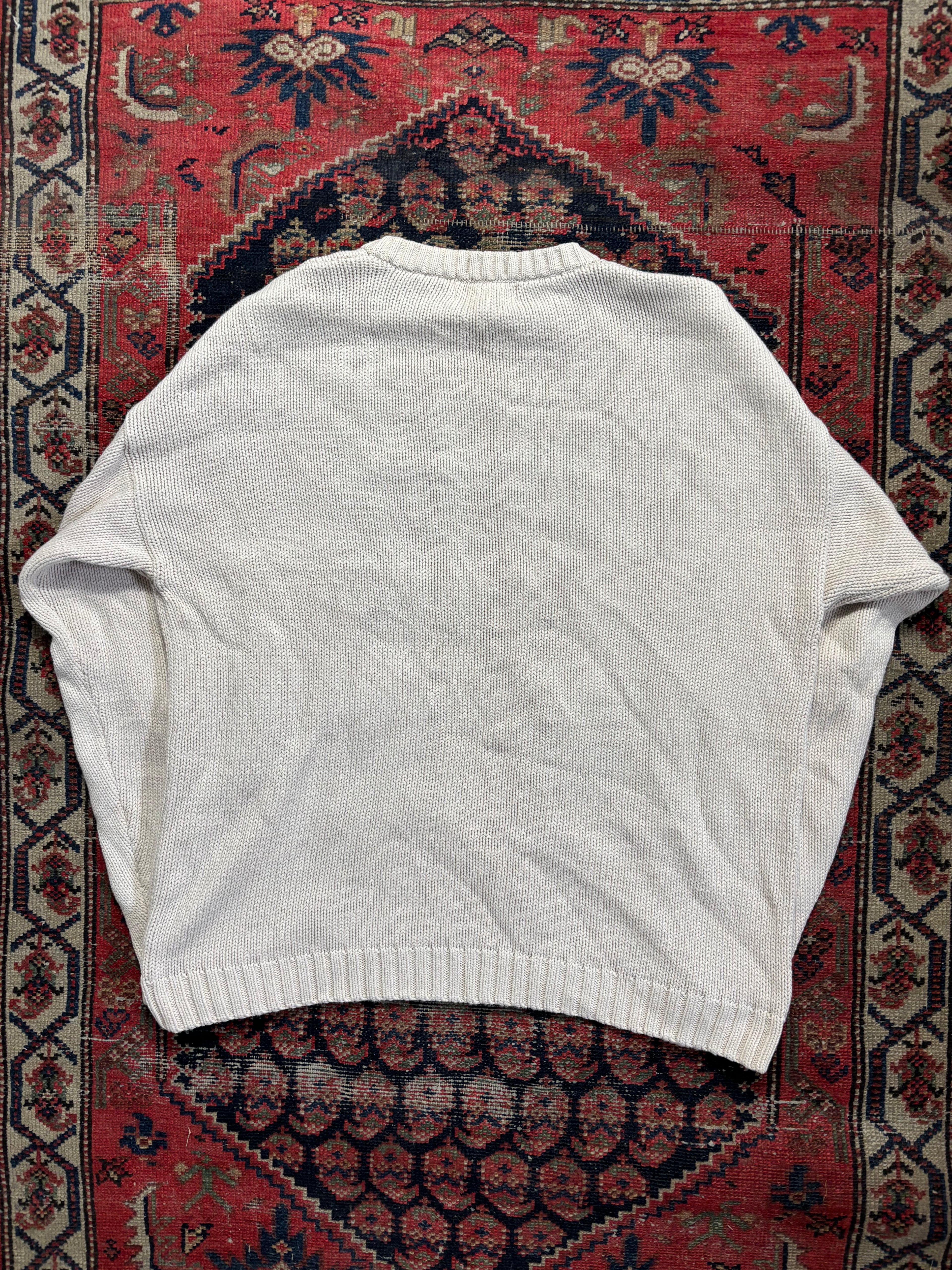 VINTAGE CREAM USA CHAPS KNIT SIZE LARGE