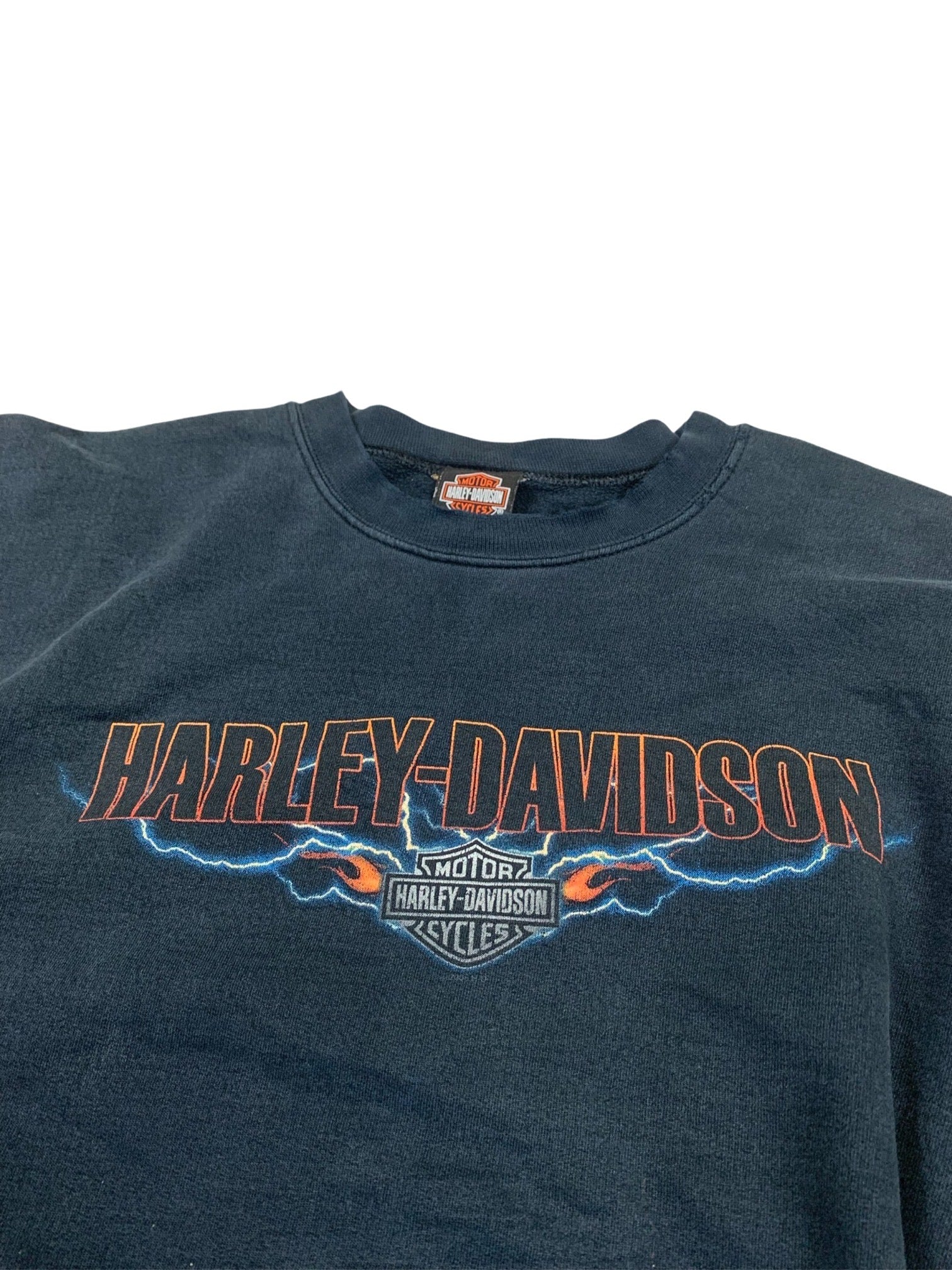 VINTAGE HARLEY DAVIDSON CREWNECK SIZE LARGE