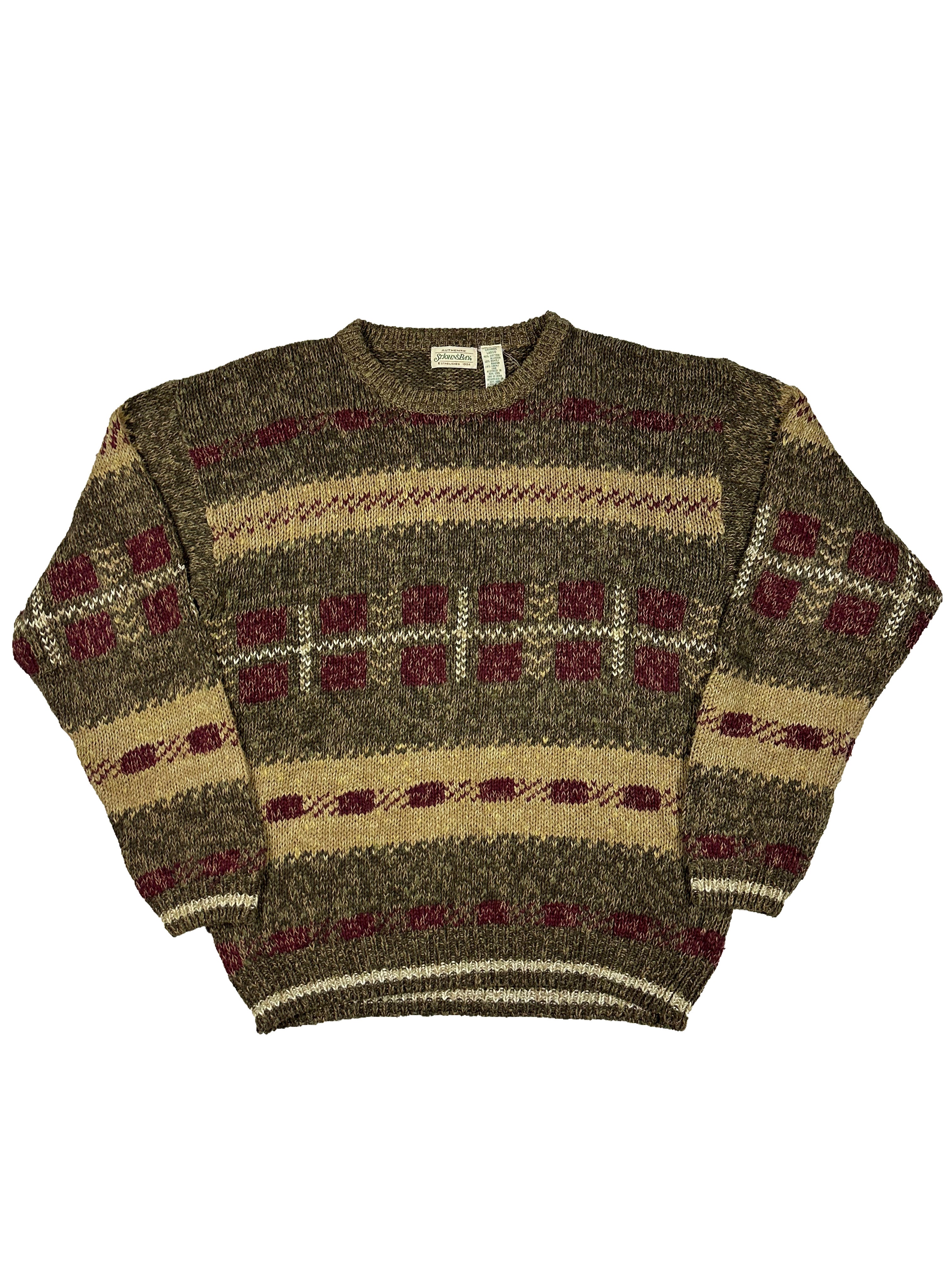 VINTAGE KNIT SWEATER SIZE XL – Luster and Oak - Main Image