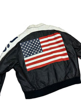 Load image into Gallery viewer, VINTAGE USA LEATHER JACKET SIZE LARGE