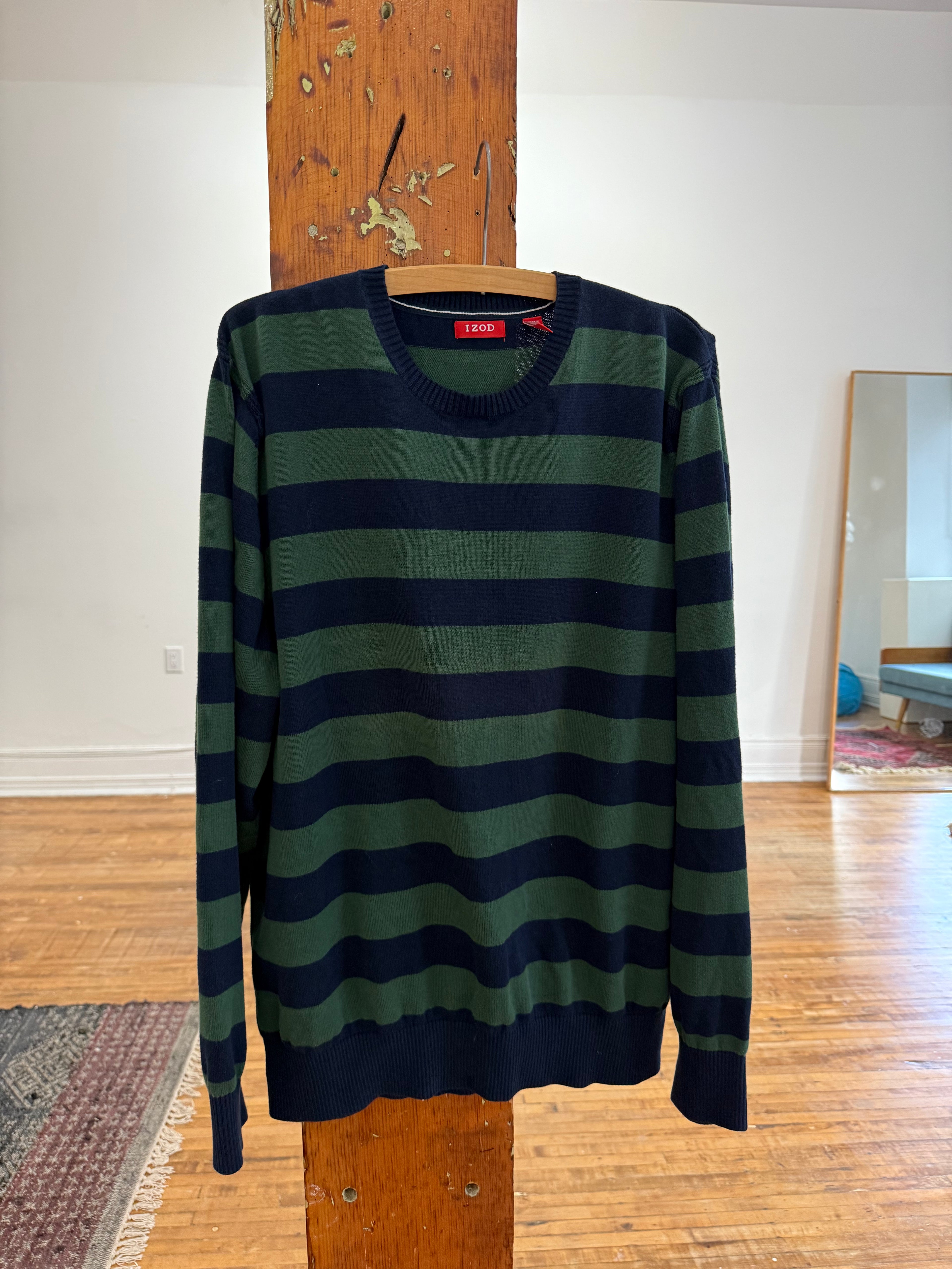 Vintage Striped Knitted Long-sleeve