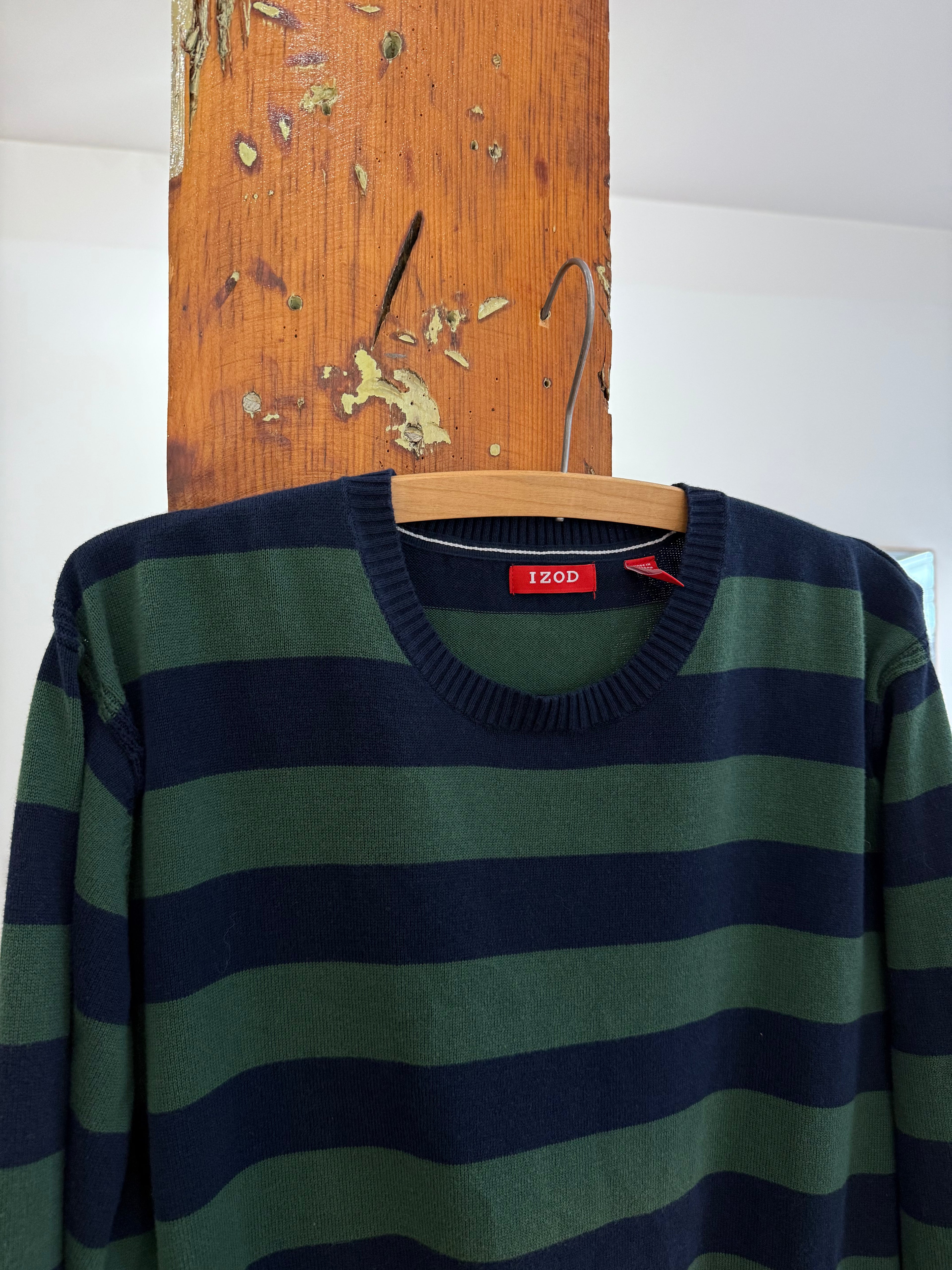 Vintage Striped Knitted Long-sleeve