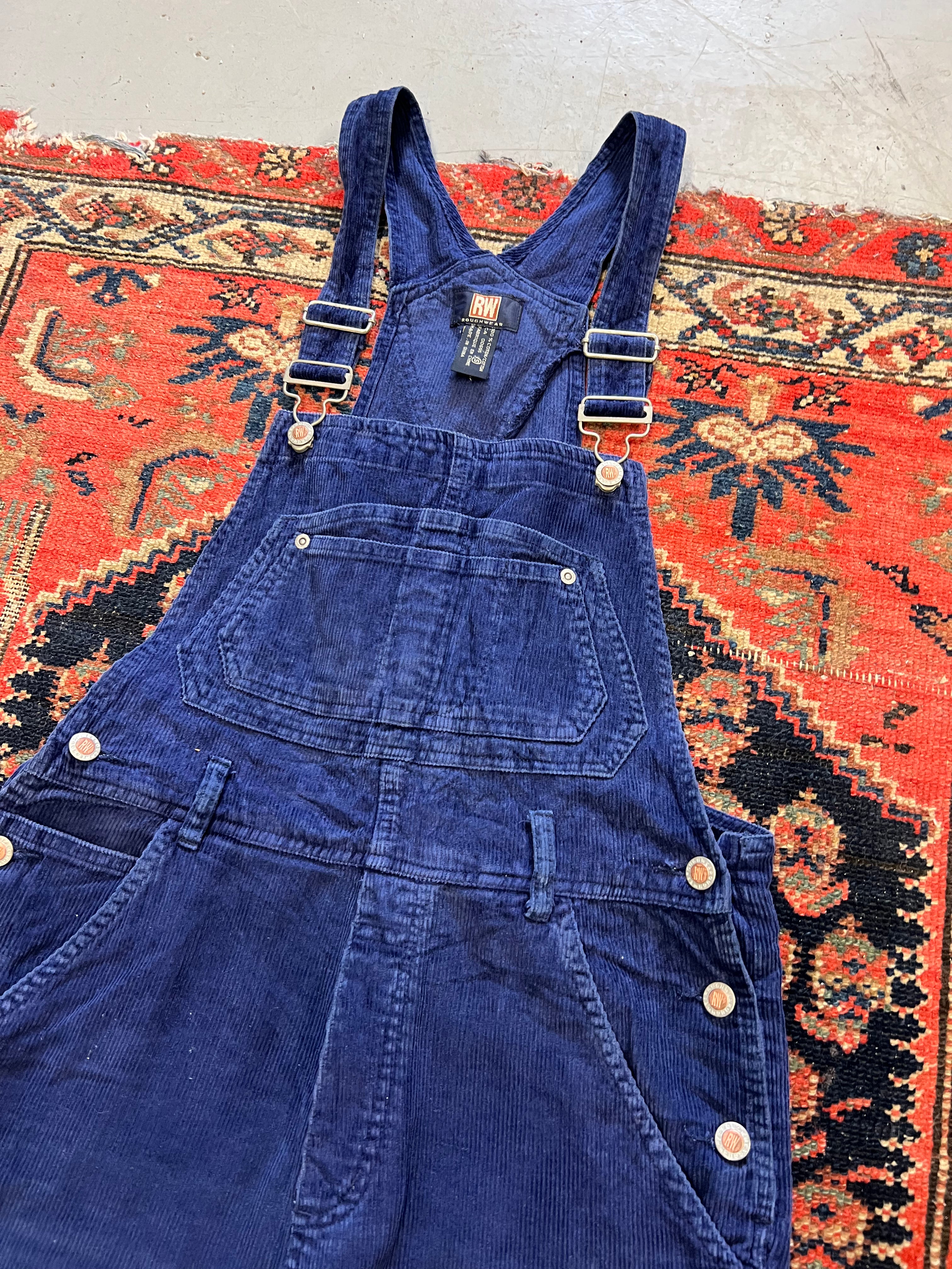 VINTAGE CORDUROY OVERALLS - M/L