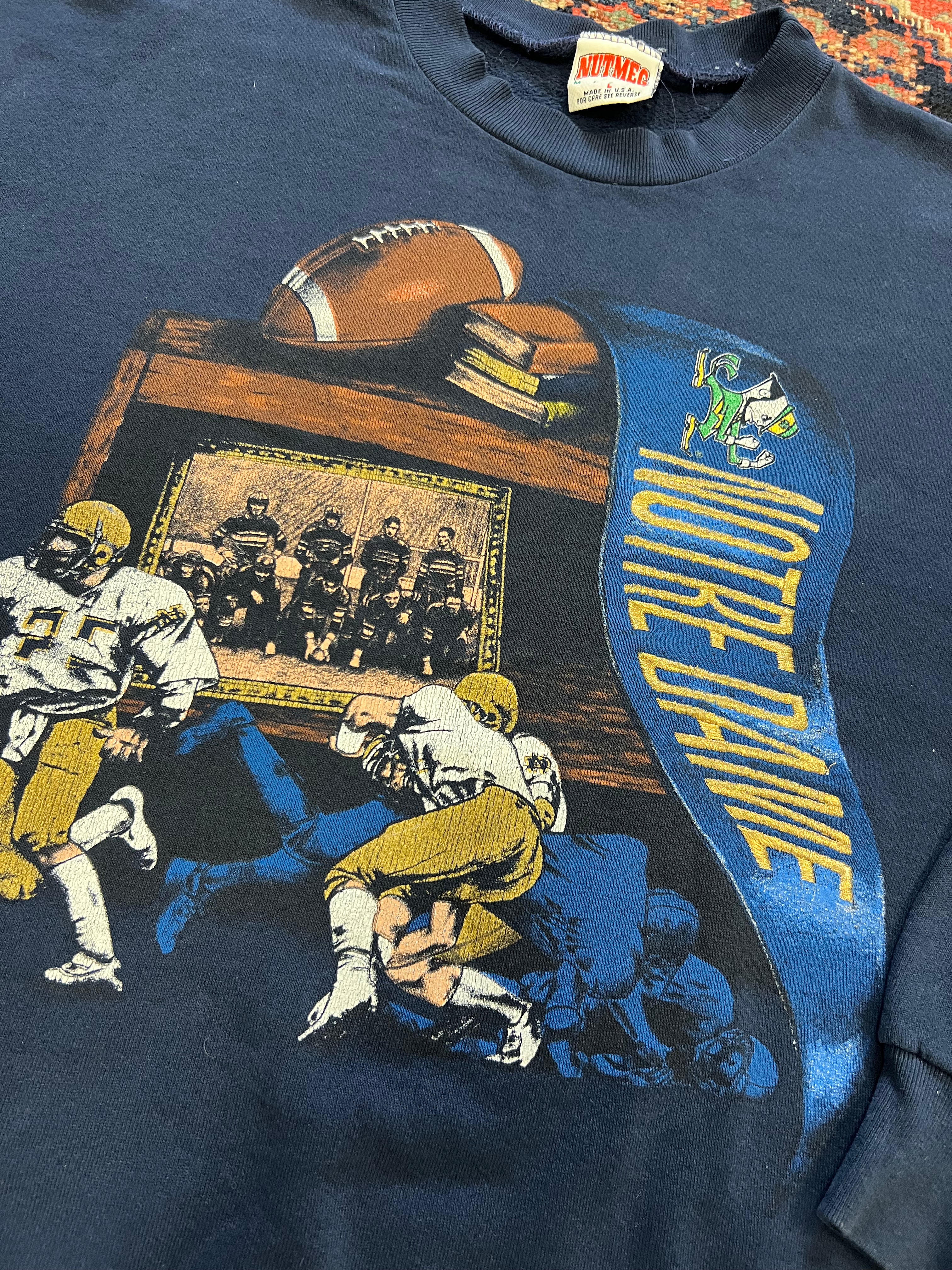 VINTAGE NOTRE DAME CREWNECK - MEDIUM