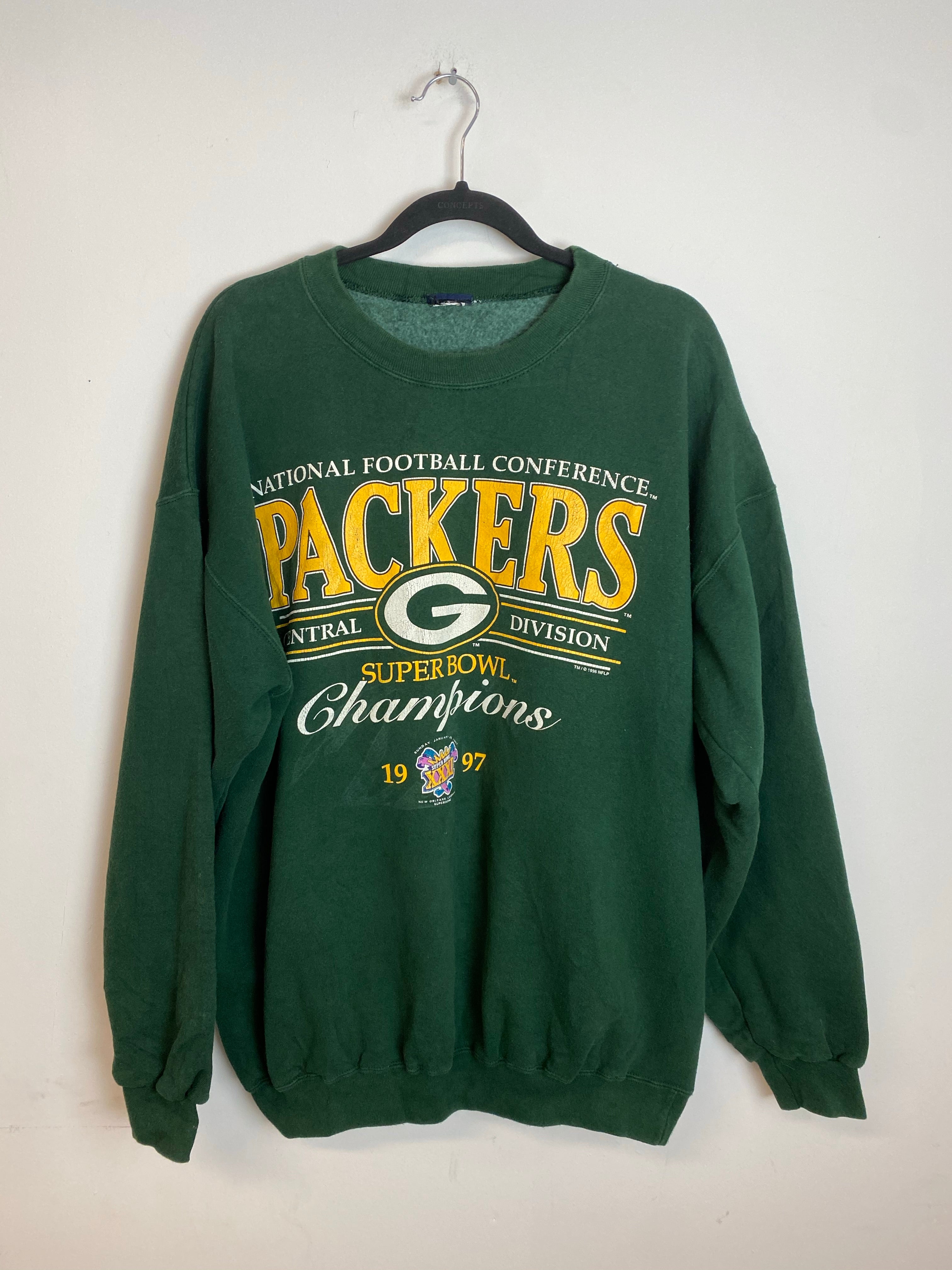 1997 Green Bay Packers Crewneck - L