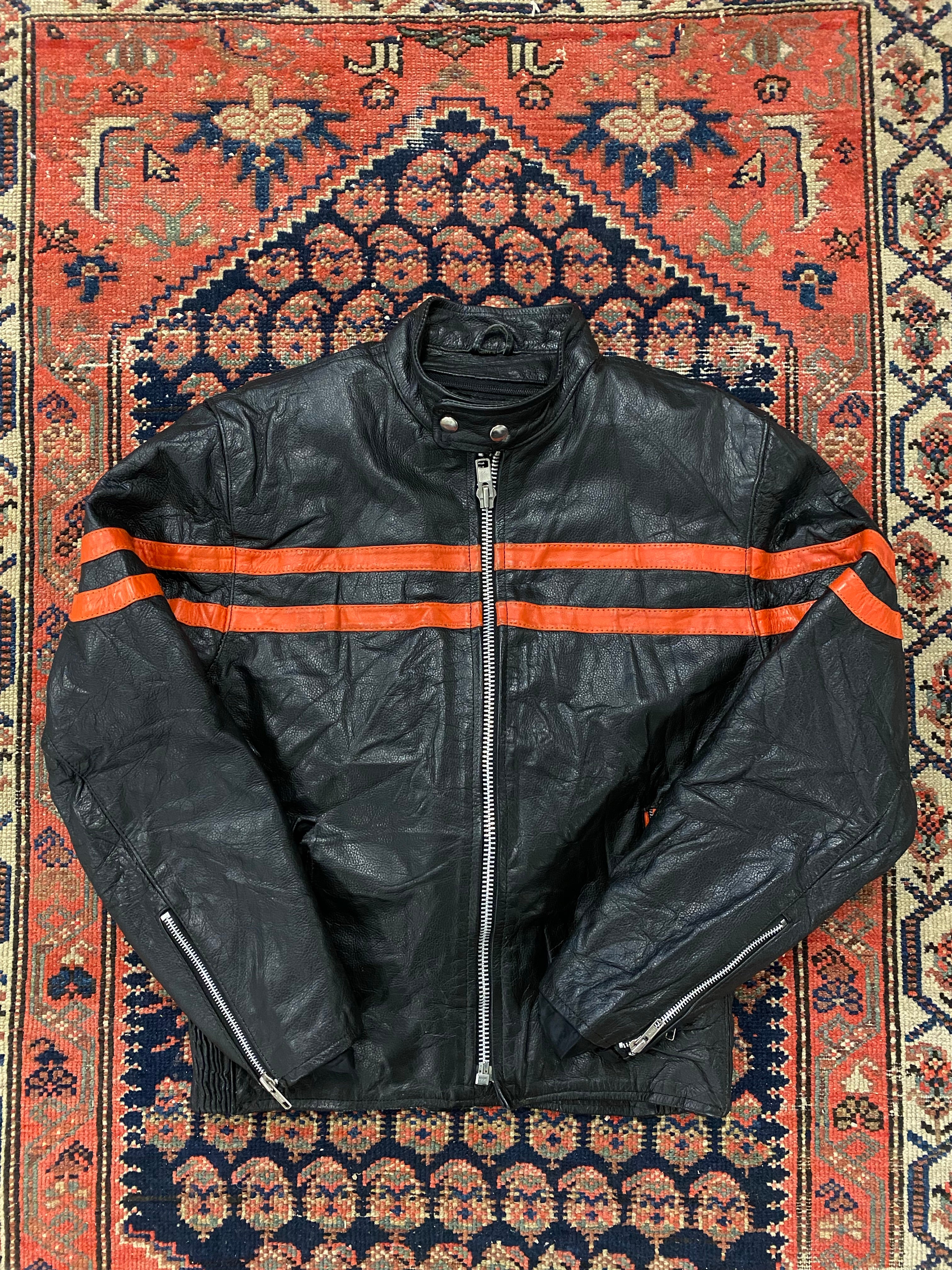 Vintage Leather Harley Davidson Jacket - S