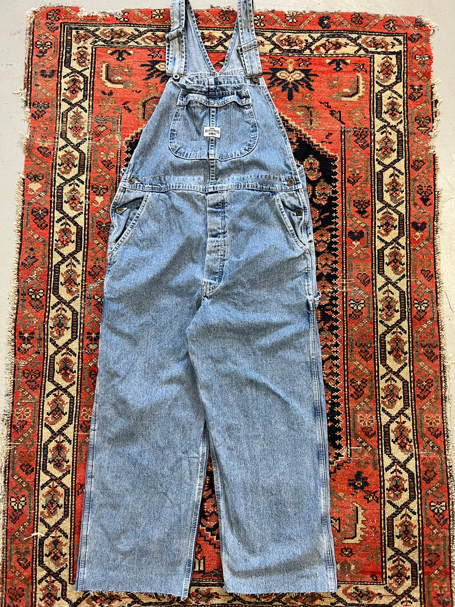 VINTAGE LEE DENIM OVERALLS - LARGE