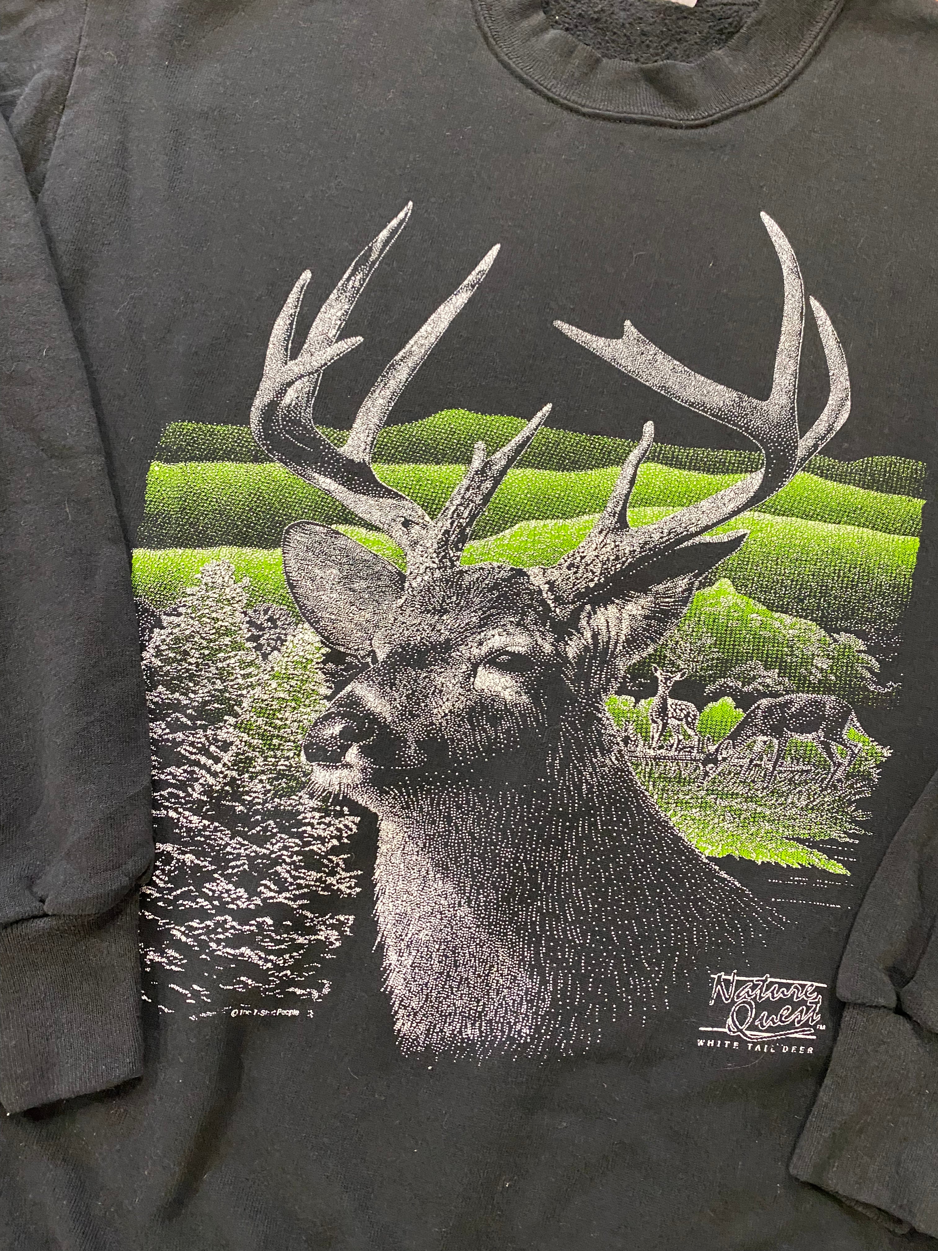 Vintage Deer Crewneck - L