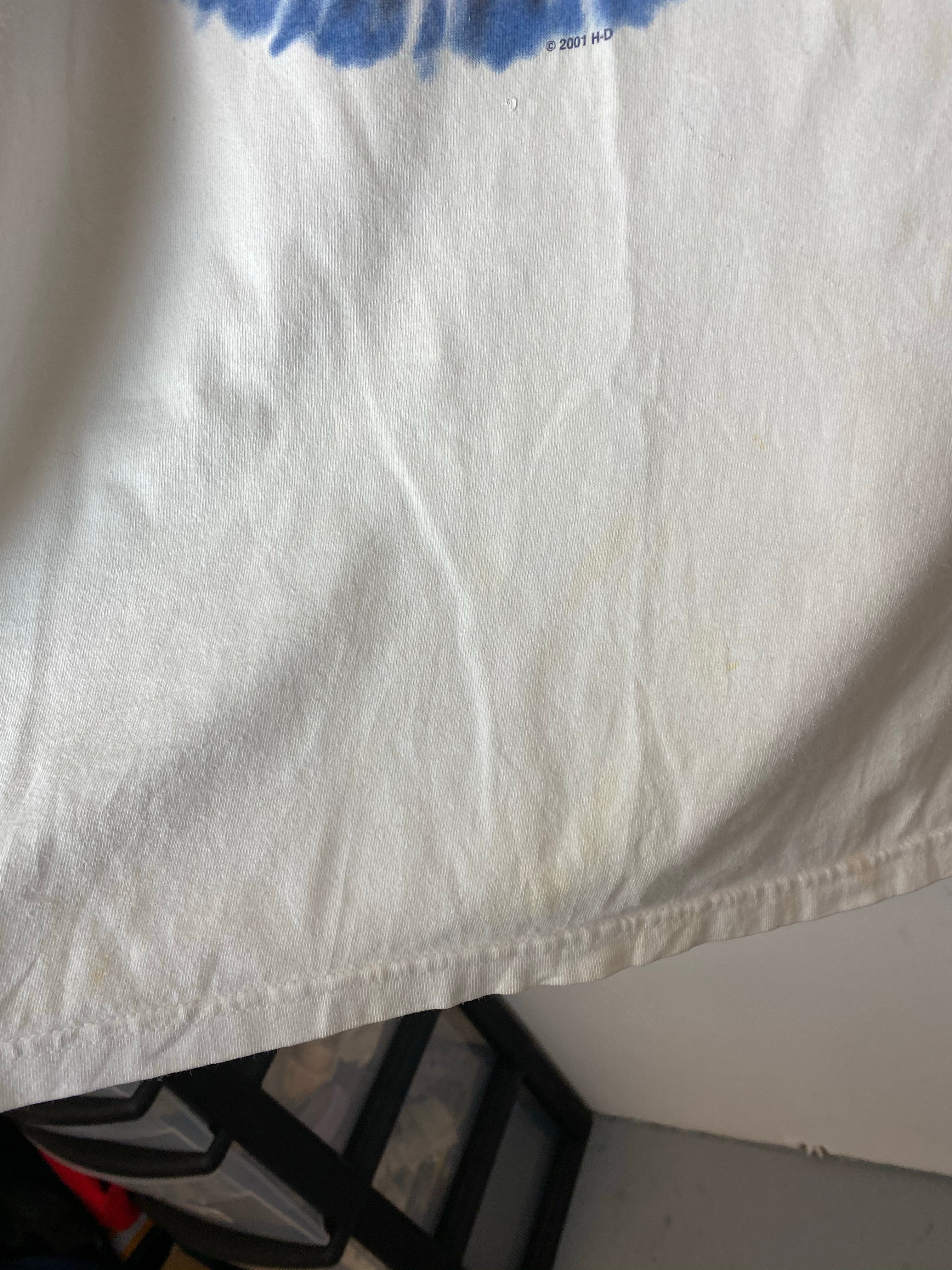 2001 Front And Back Harley Davidson T Shirt - XL