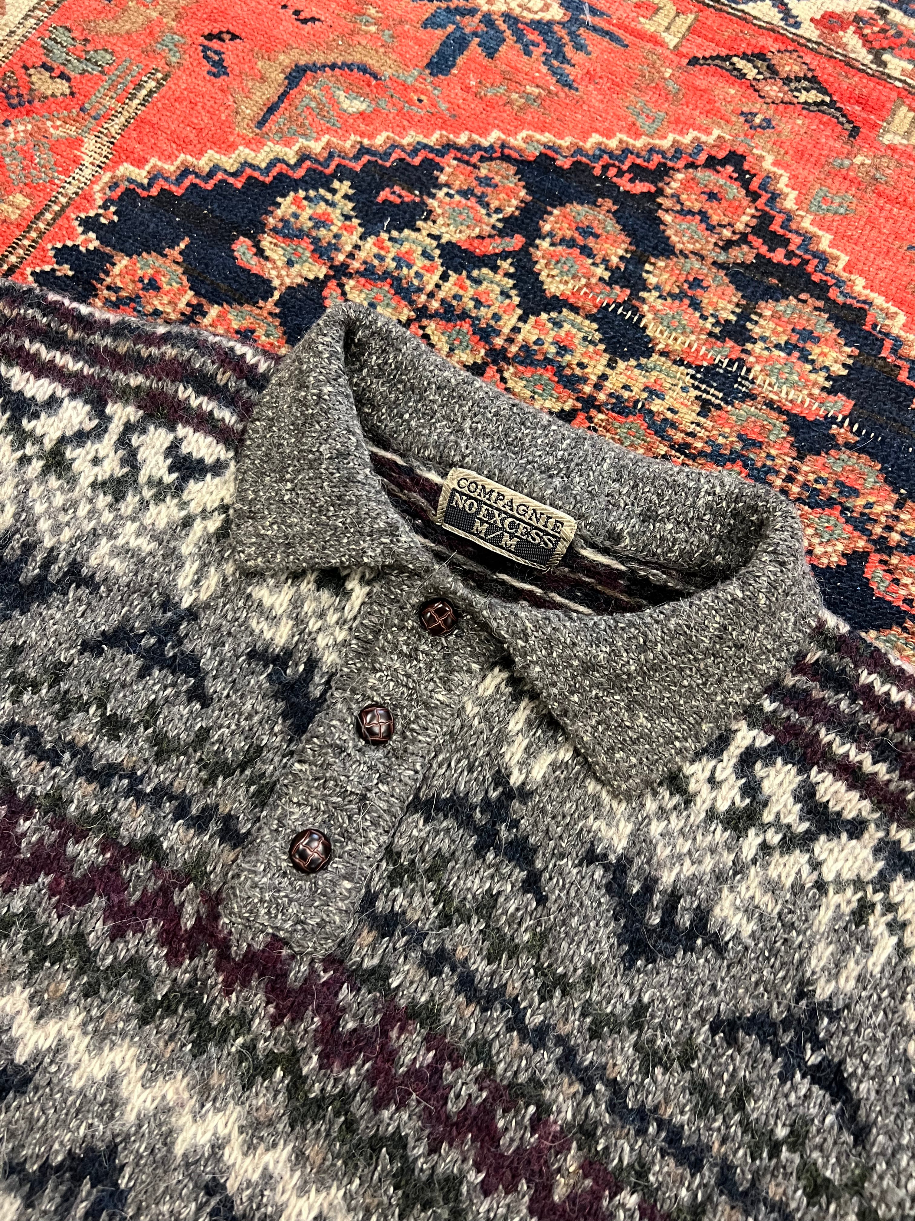 VINTAGE KNITTED SWEATER - M/L