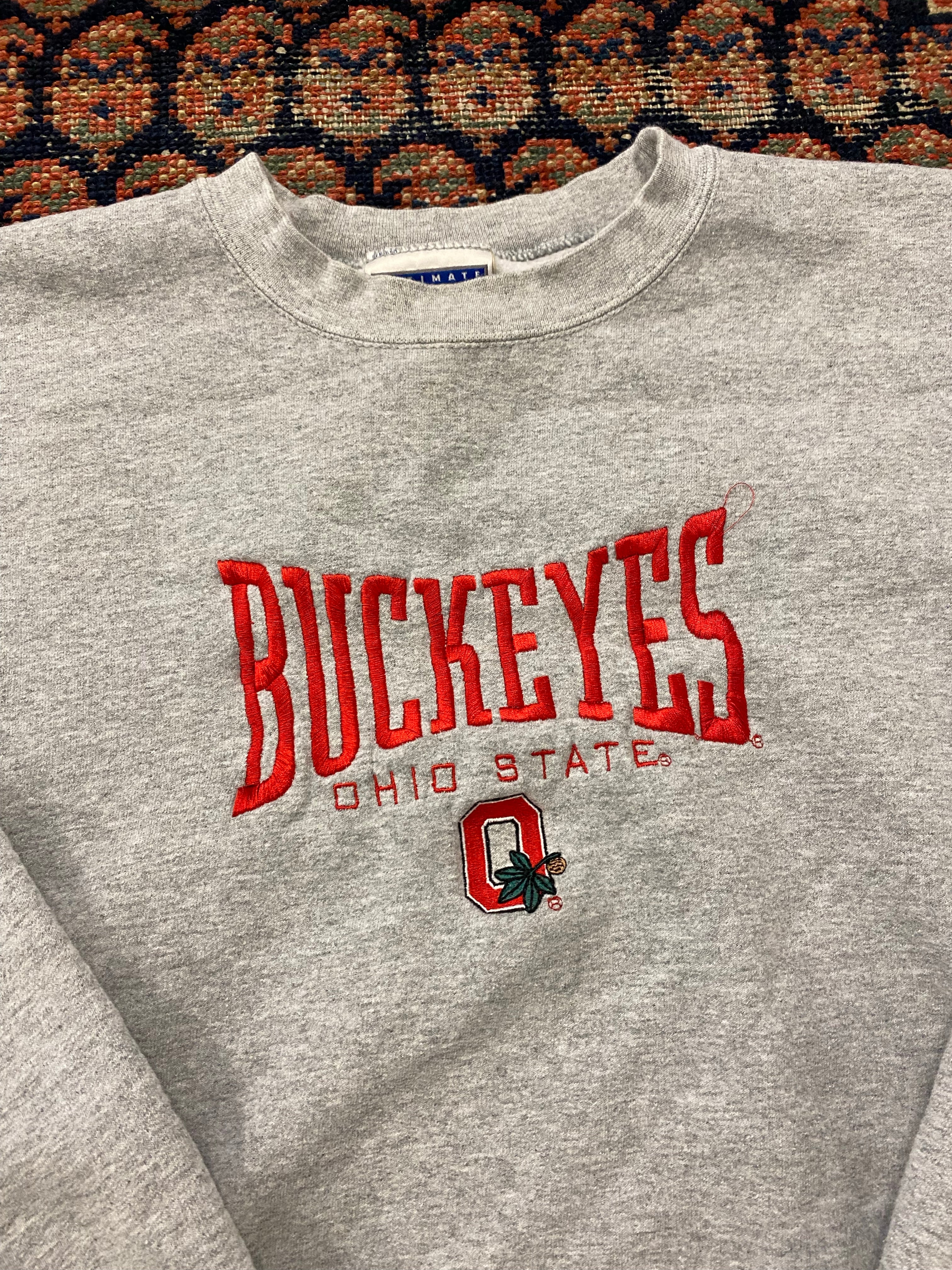 Vintage Embroidered Ohio State Crewneck - M