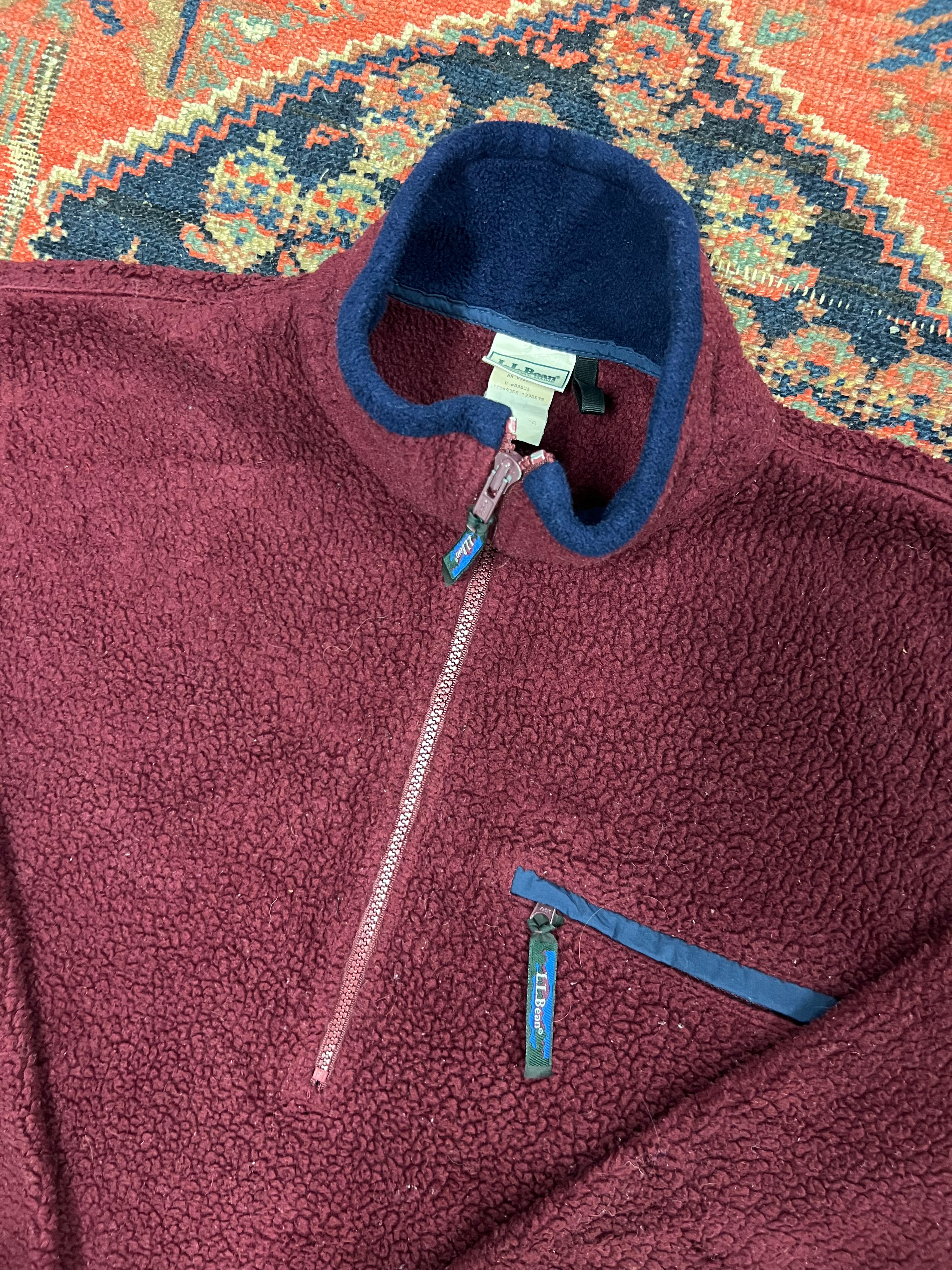 VINTAGE LLBEAN FLEECE - M/L