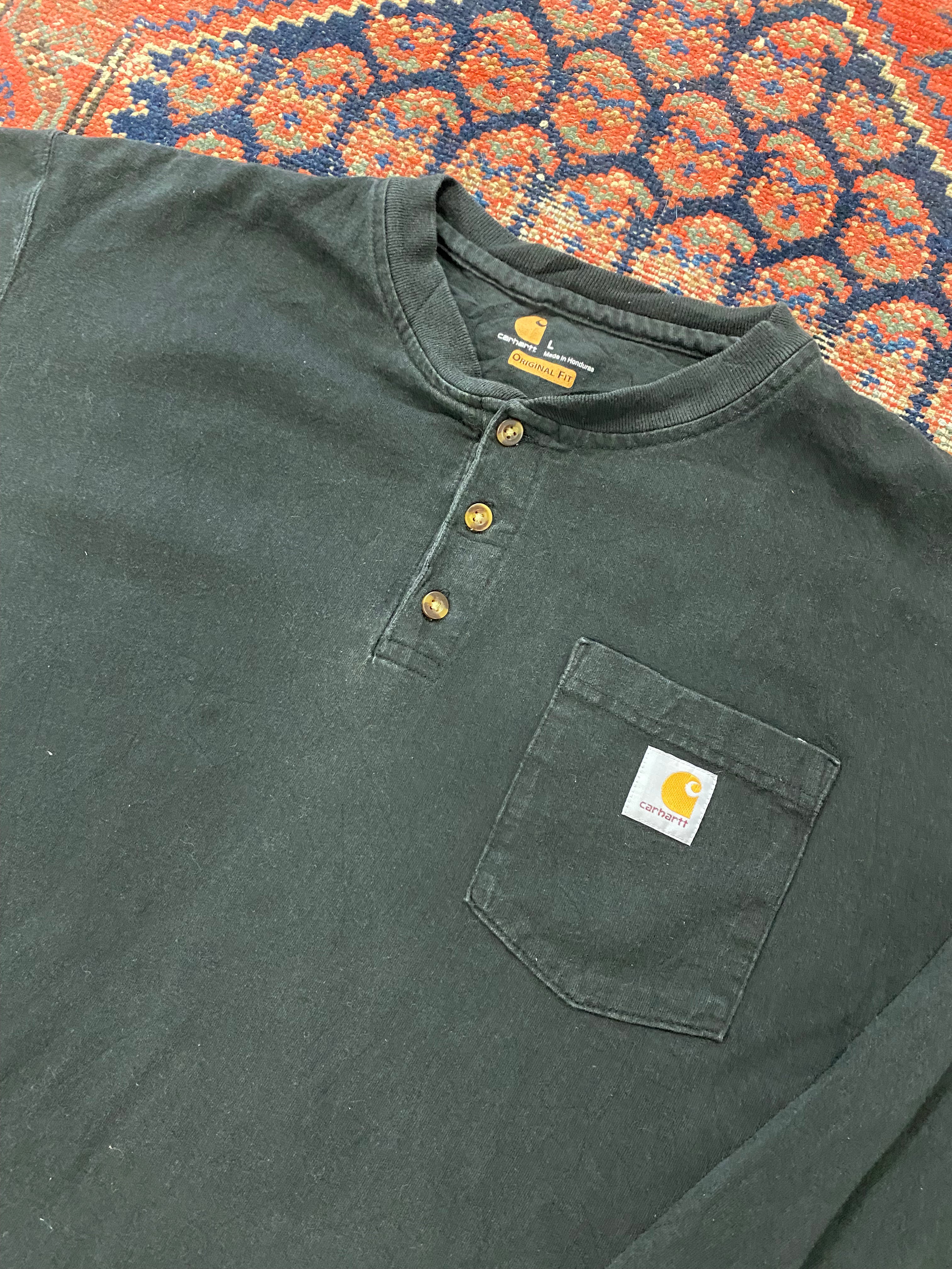Vintage Faded Carhartt Longsleeve - L