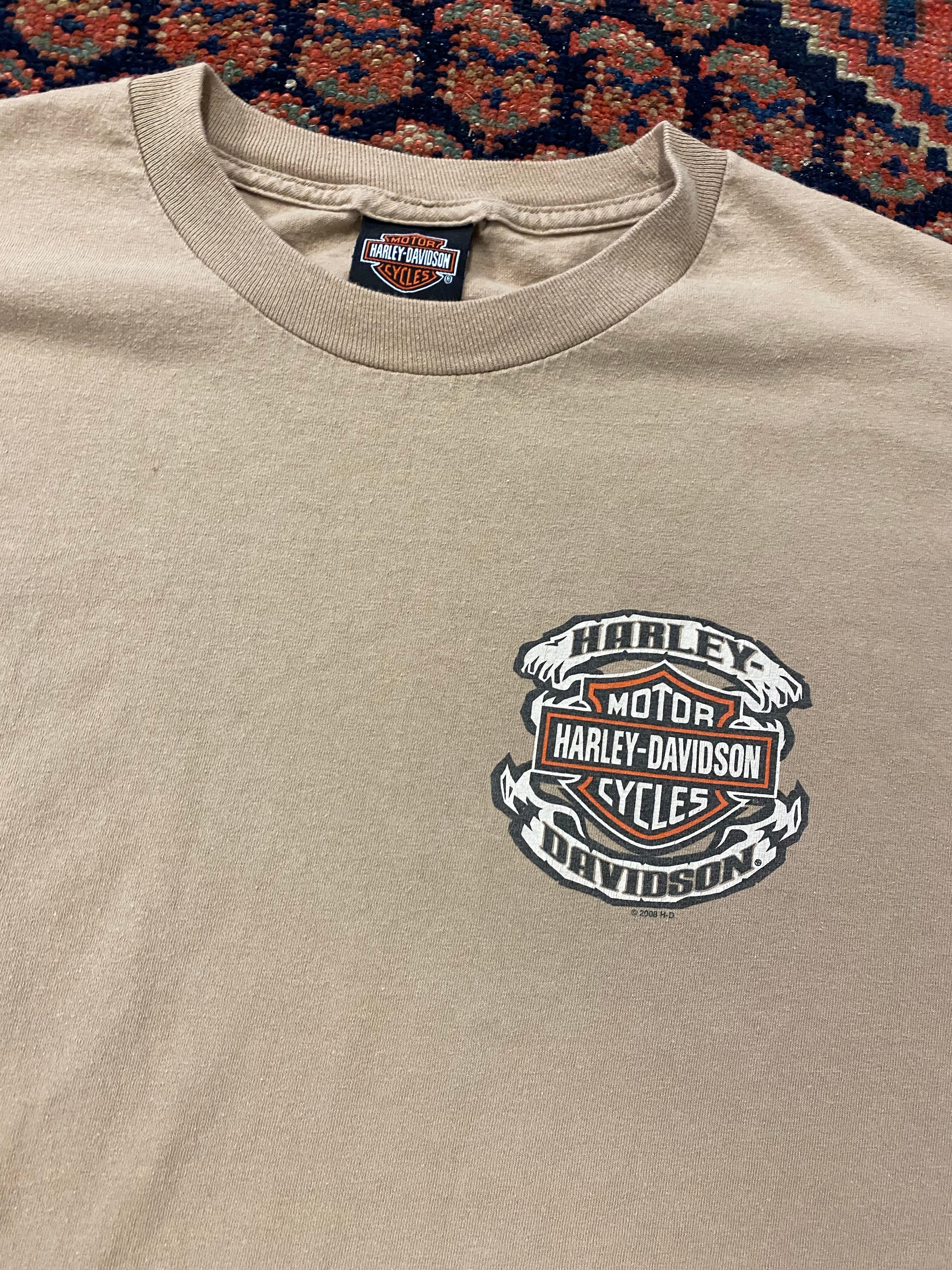 Front And Back Harley T Shirt - L