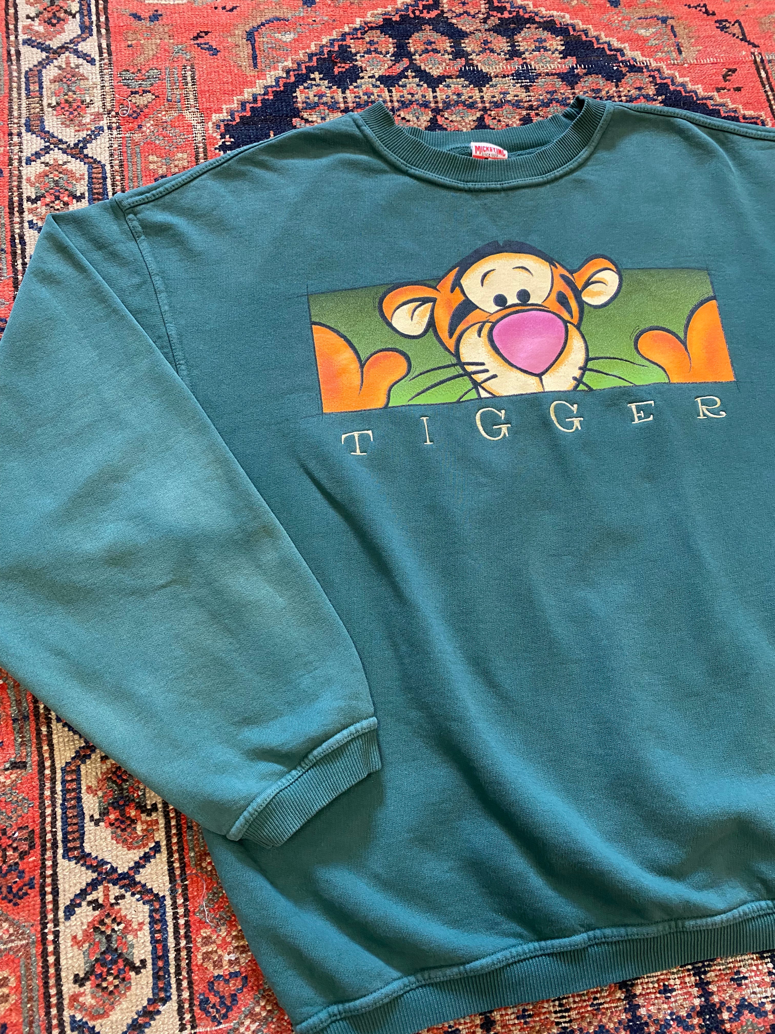 Vintage tigger Disney Crewneck - L