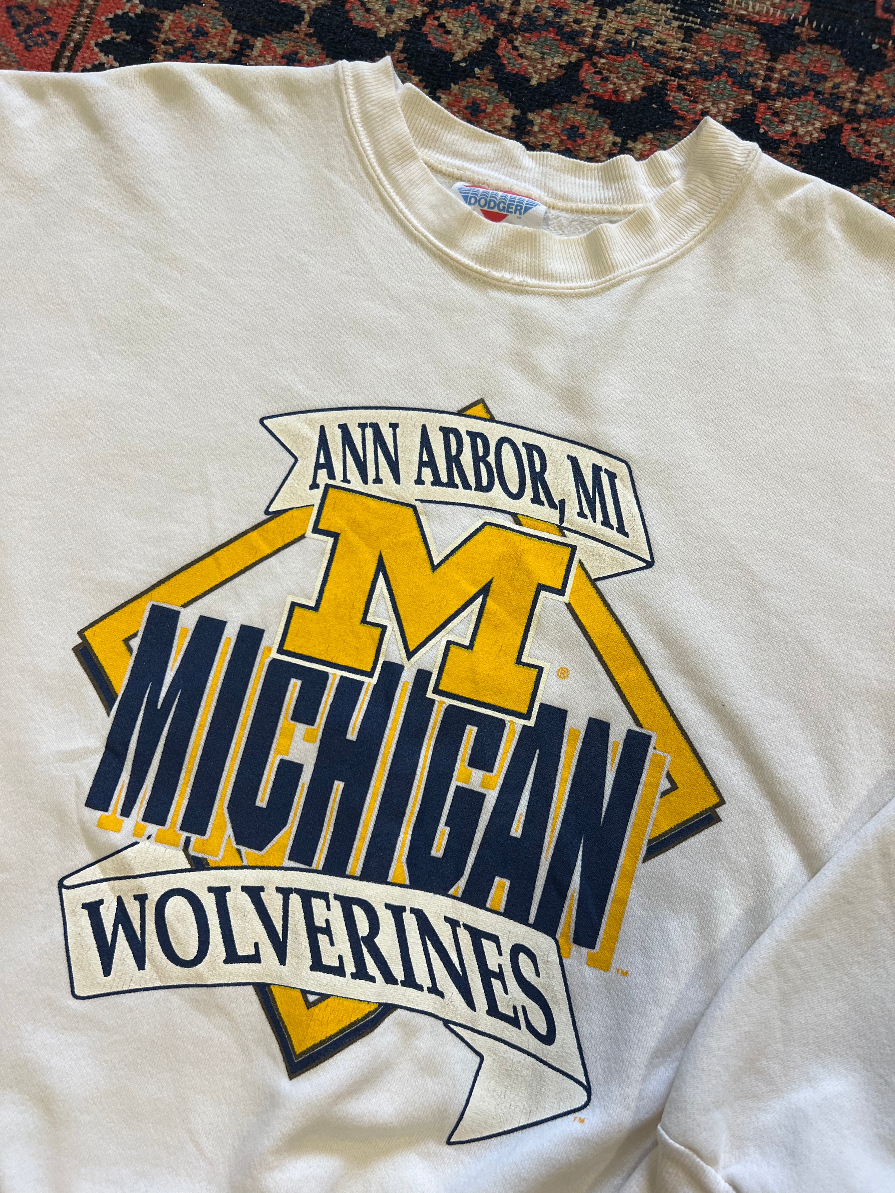 VINTAGE MICHIGAN CREWNECK - S/M