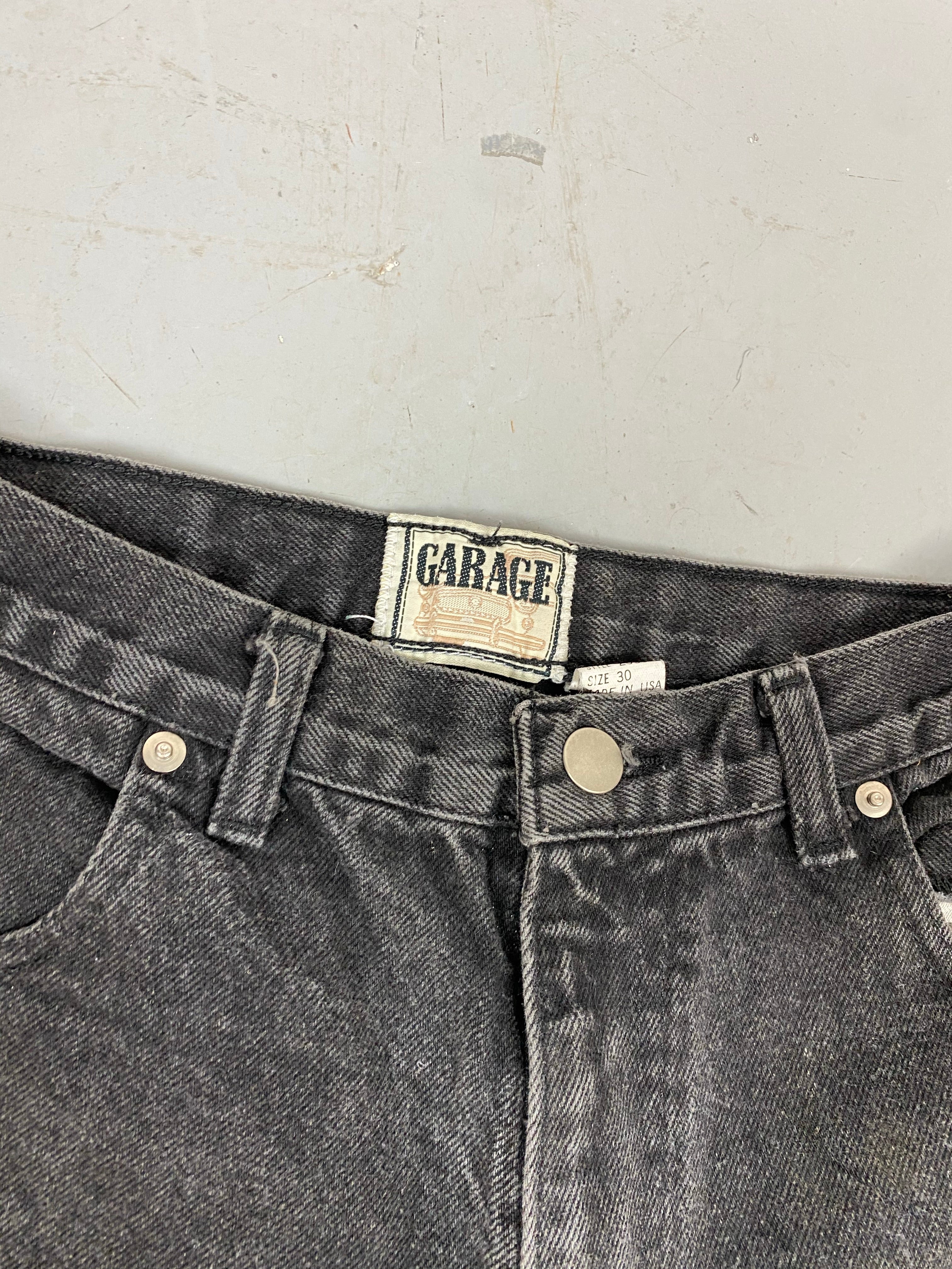 90s high waisted Garage denim shorts - 31in
