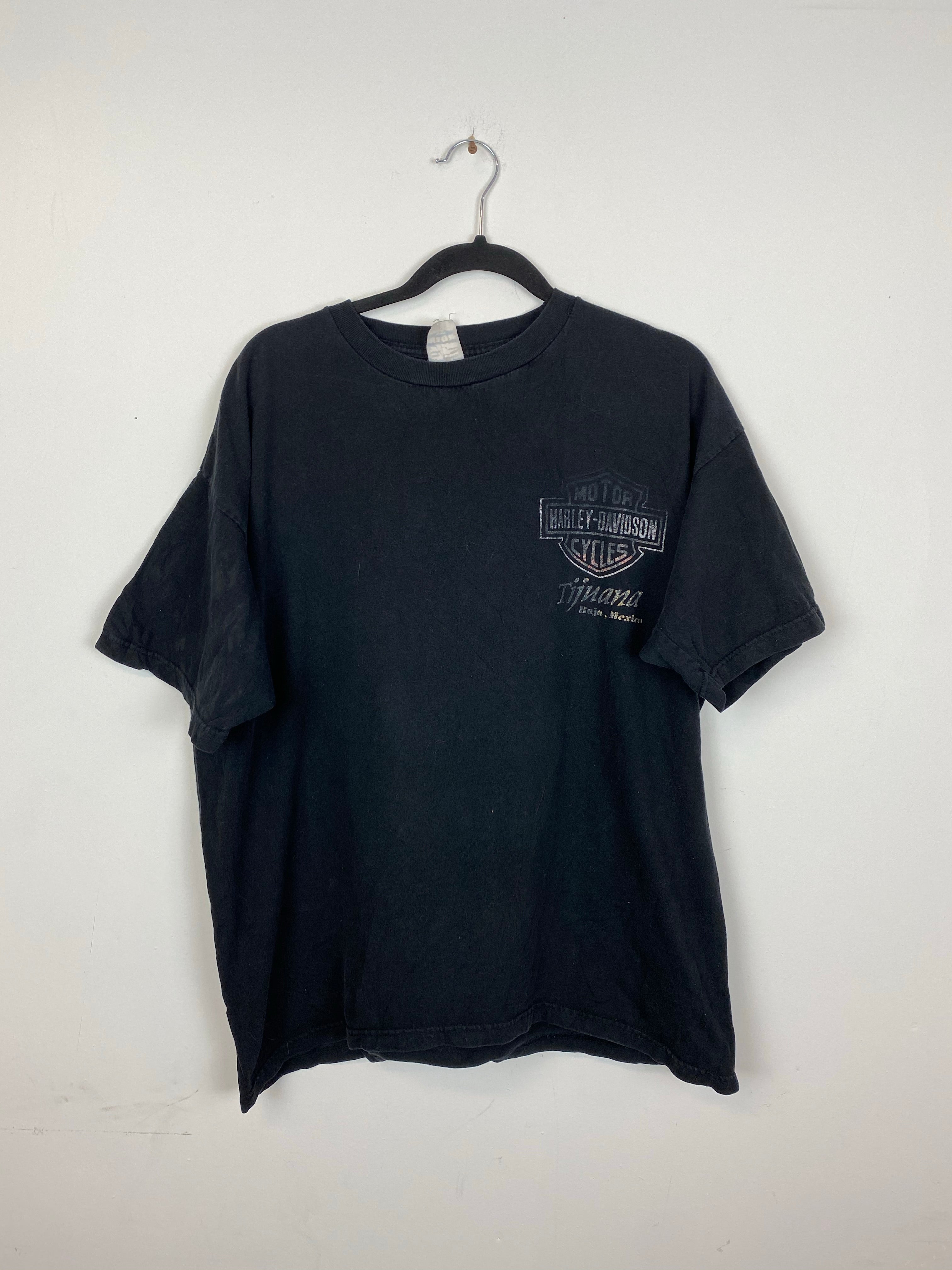 Faded front and back Harley Davison t shirt
