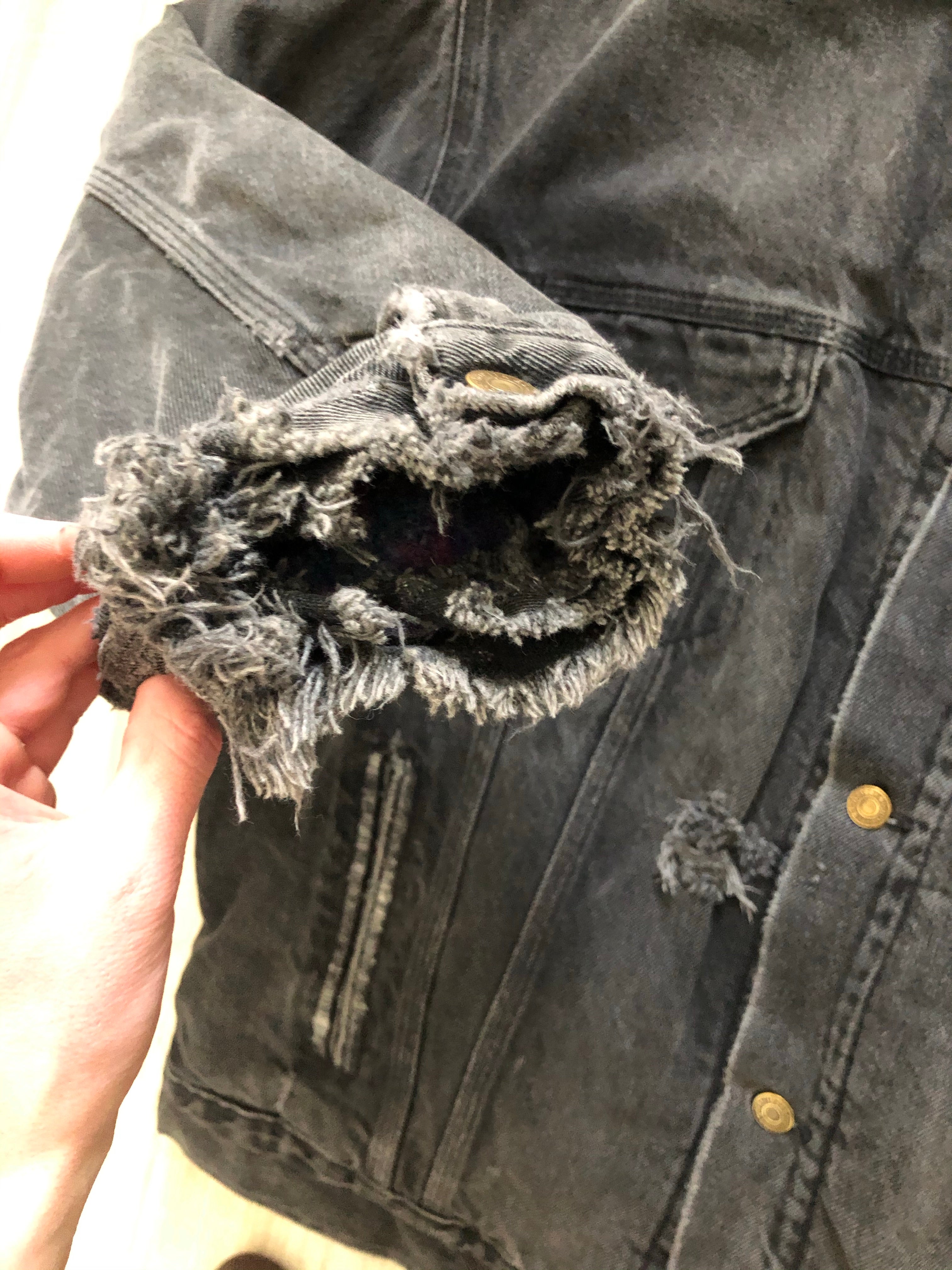 Distressed Carhartt Jacket