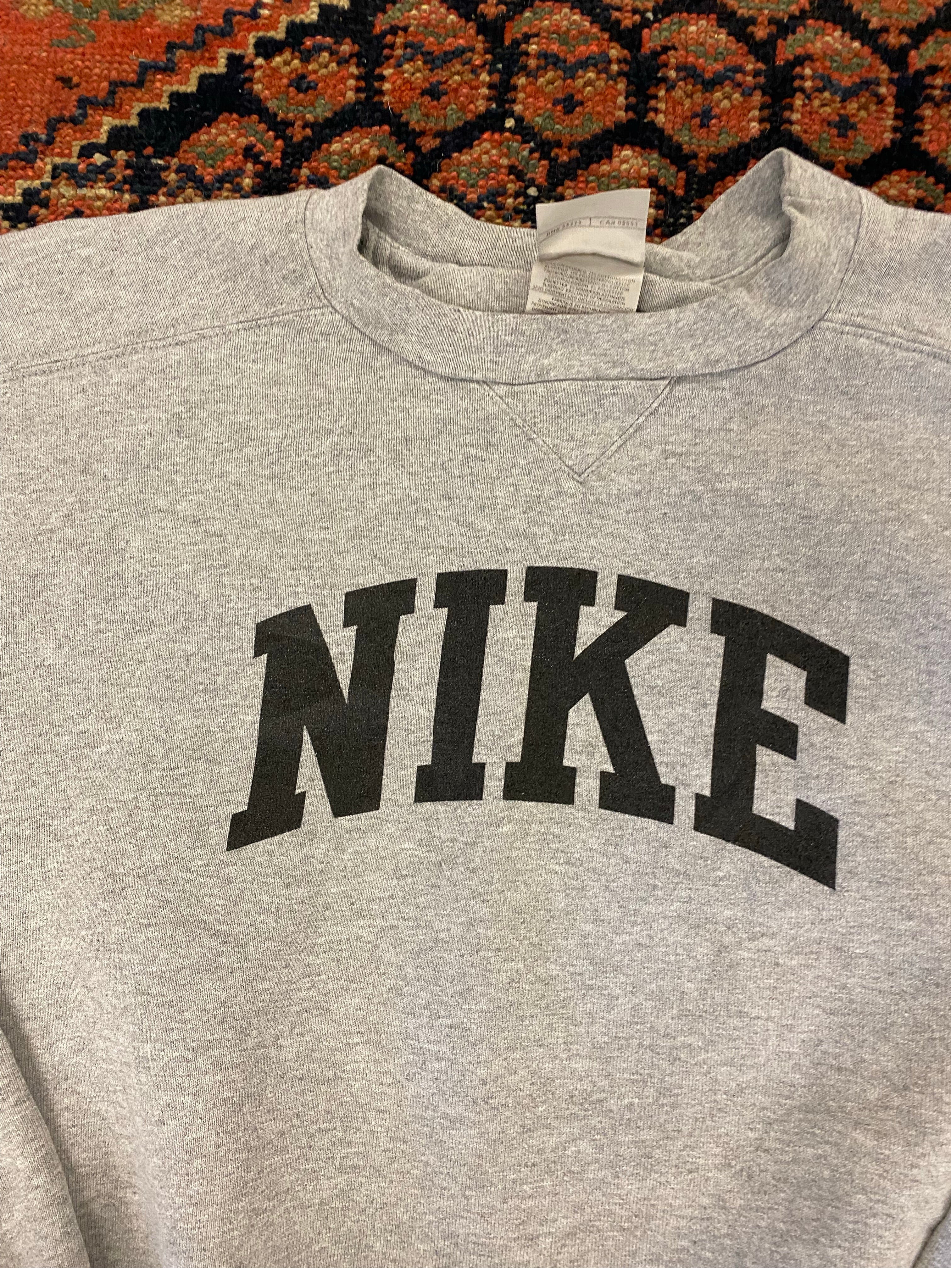 90s Nike Spell Out Crewneck - M