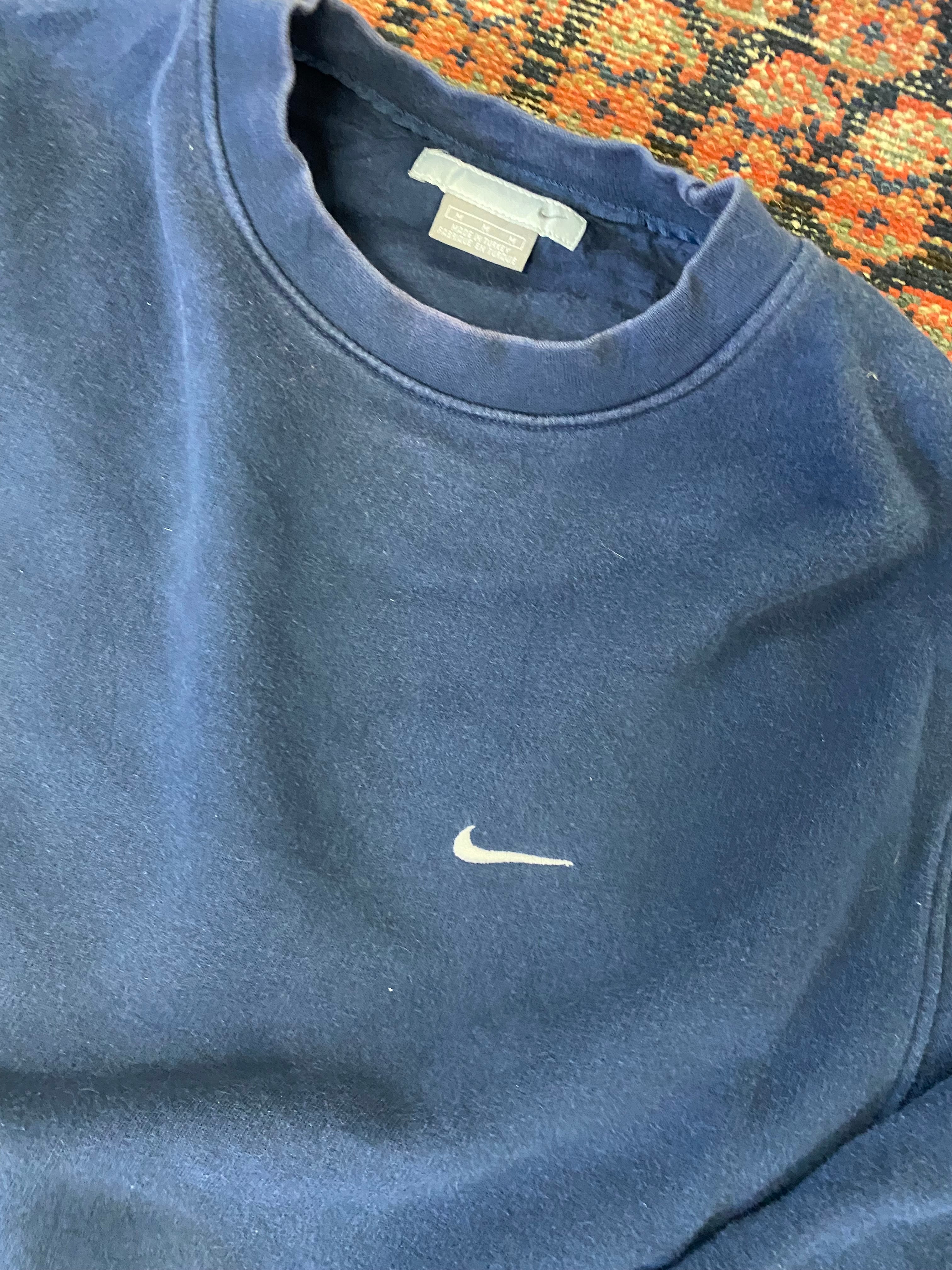 2000s Nike Check Crewneck - M