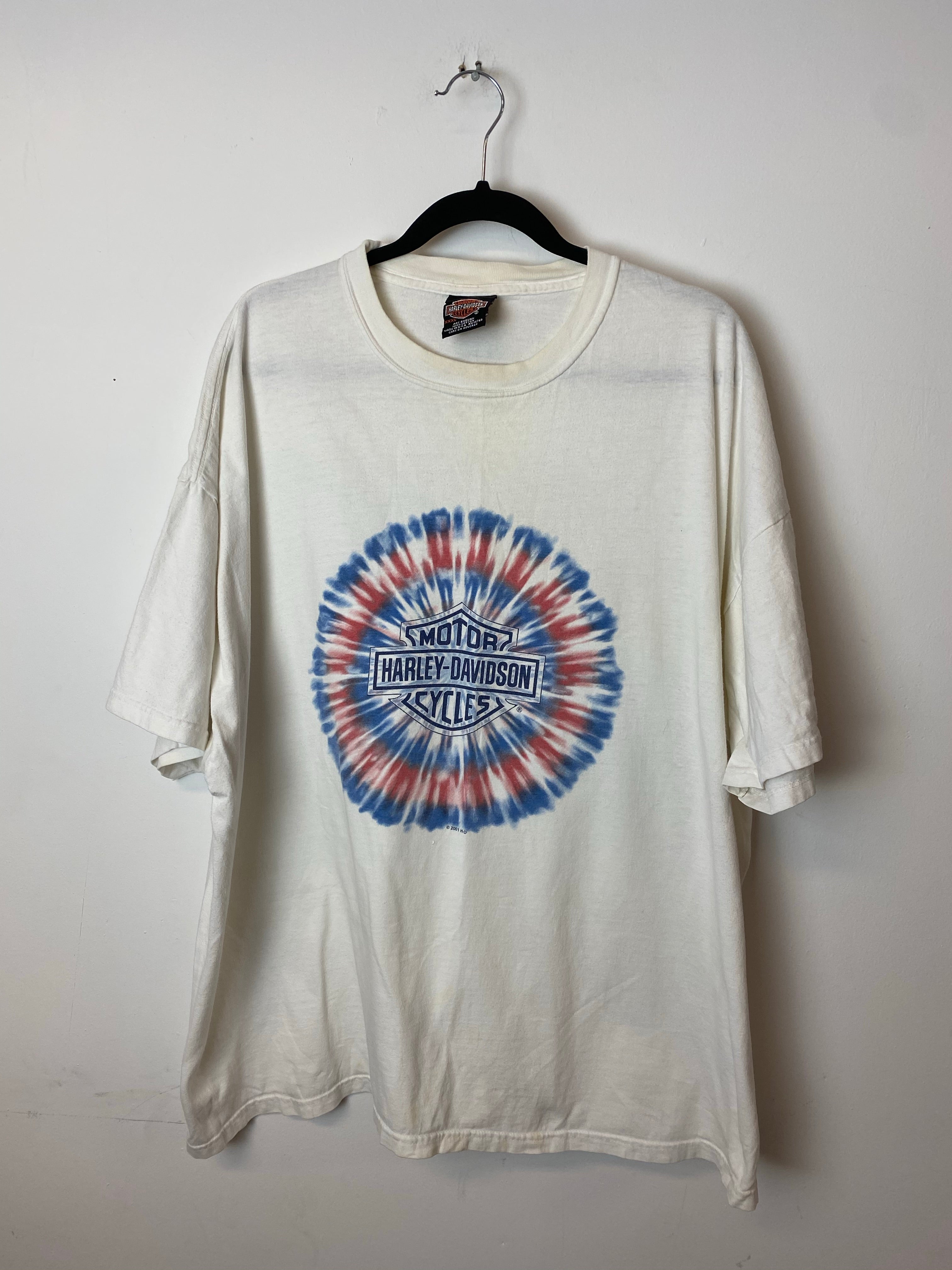 2001 Front And Back Harley Davidson T Shirt - XL