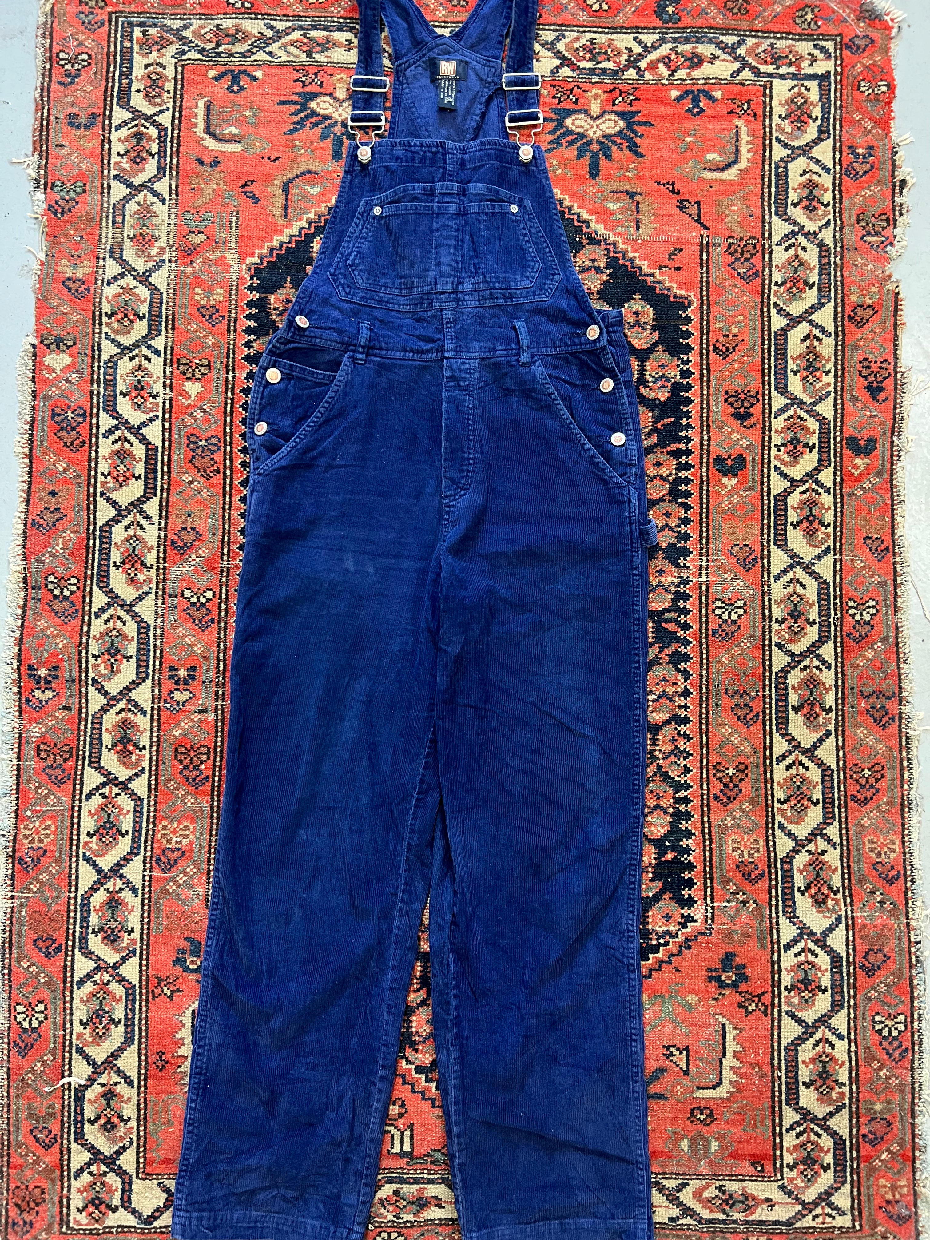 VINTAGE CORDUROY OVERALLS - M/L