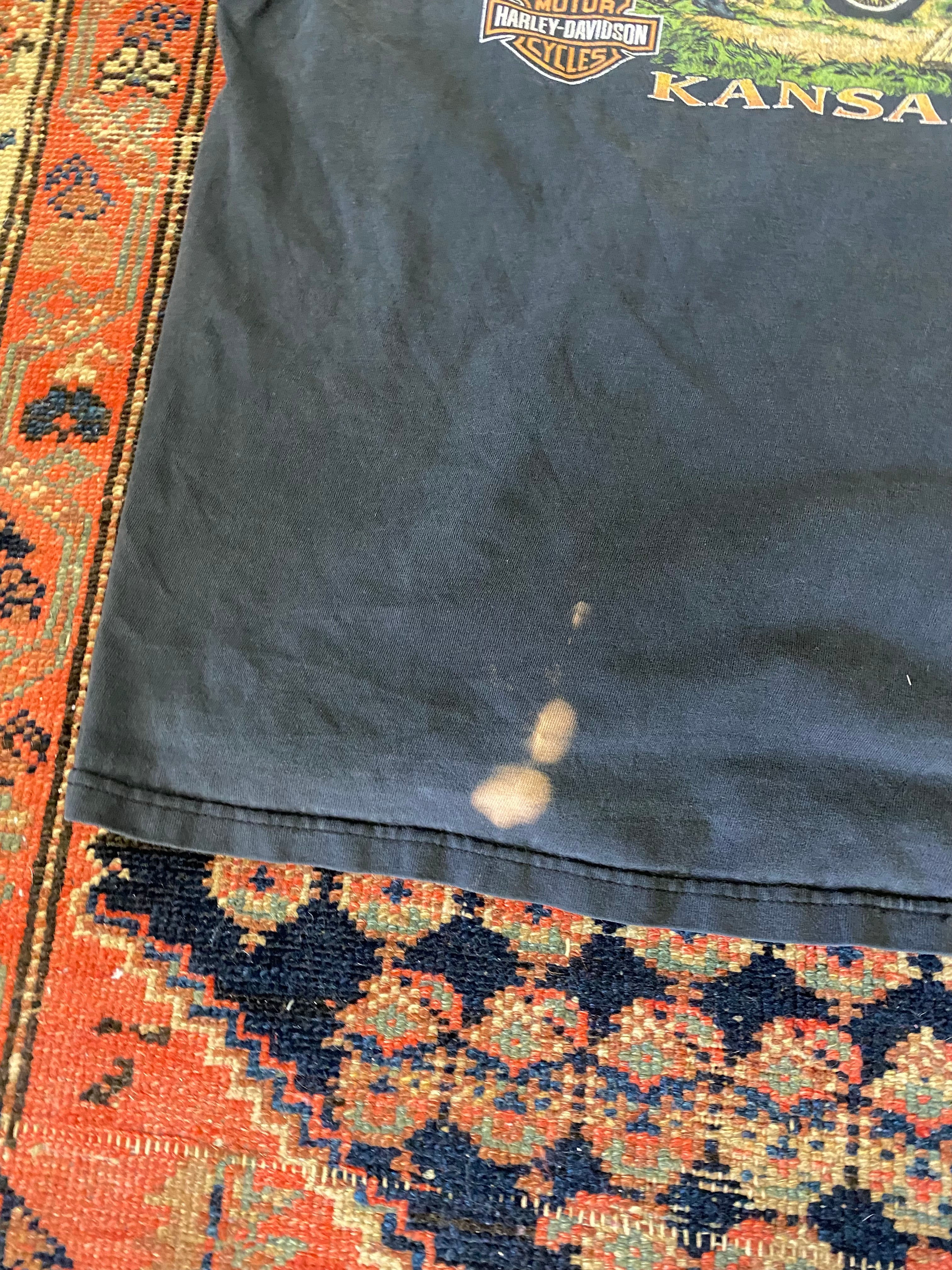 90s Front And Back Harley Davidson Crewneck - L