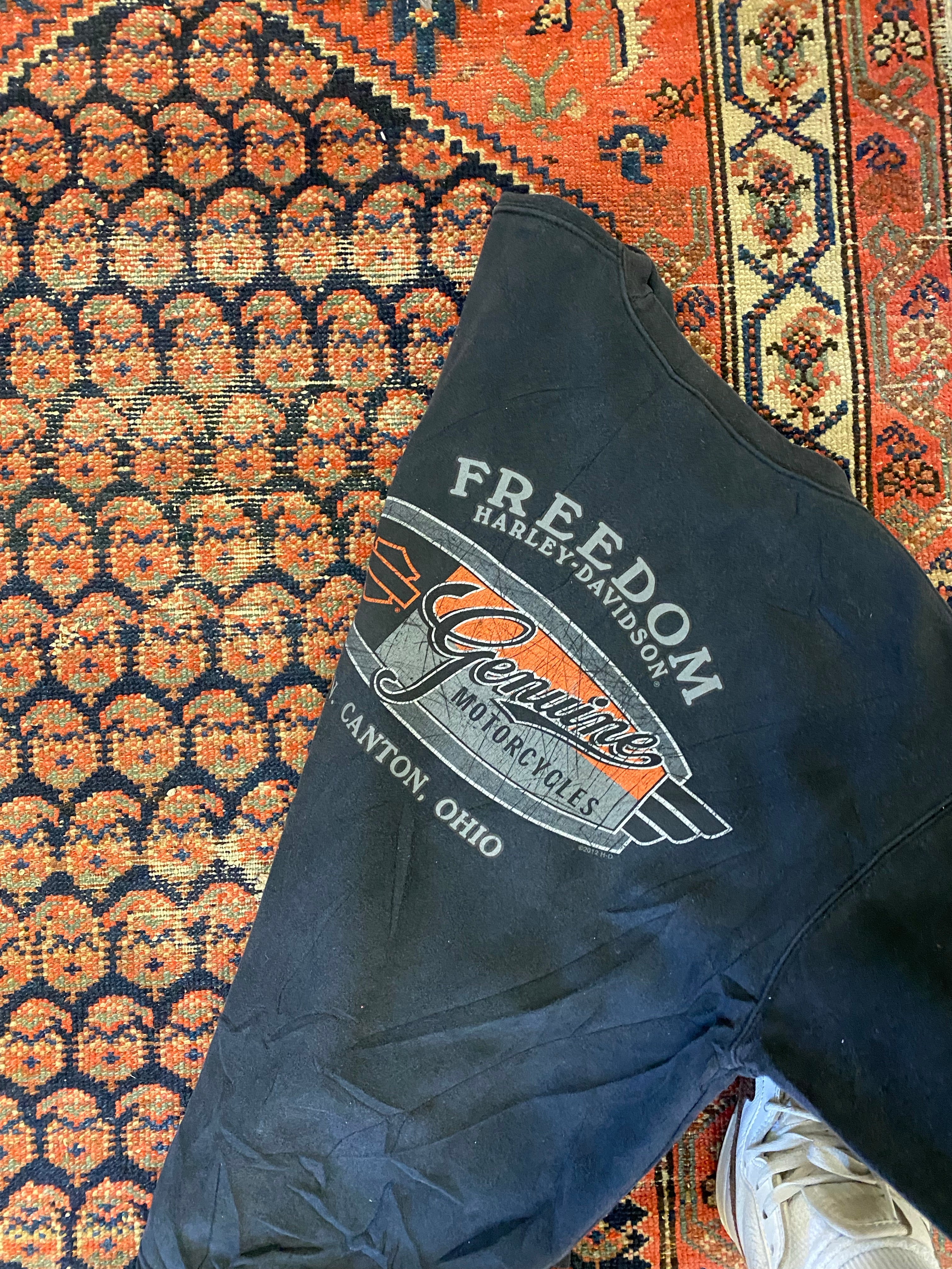 2011 Front And Back Harley Davidson Crewneck - L