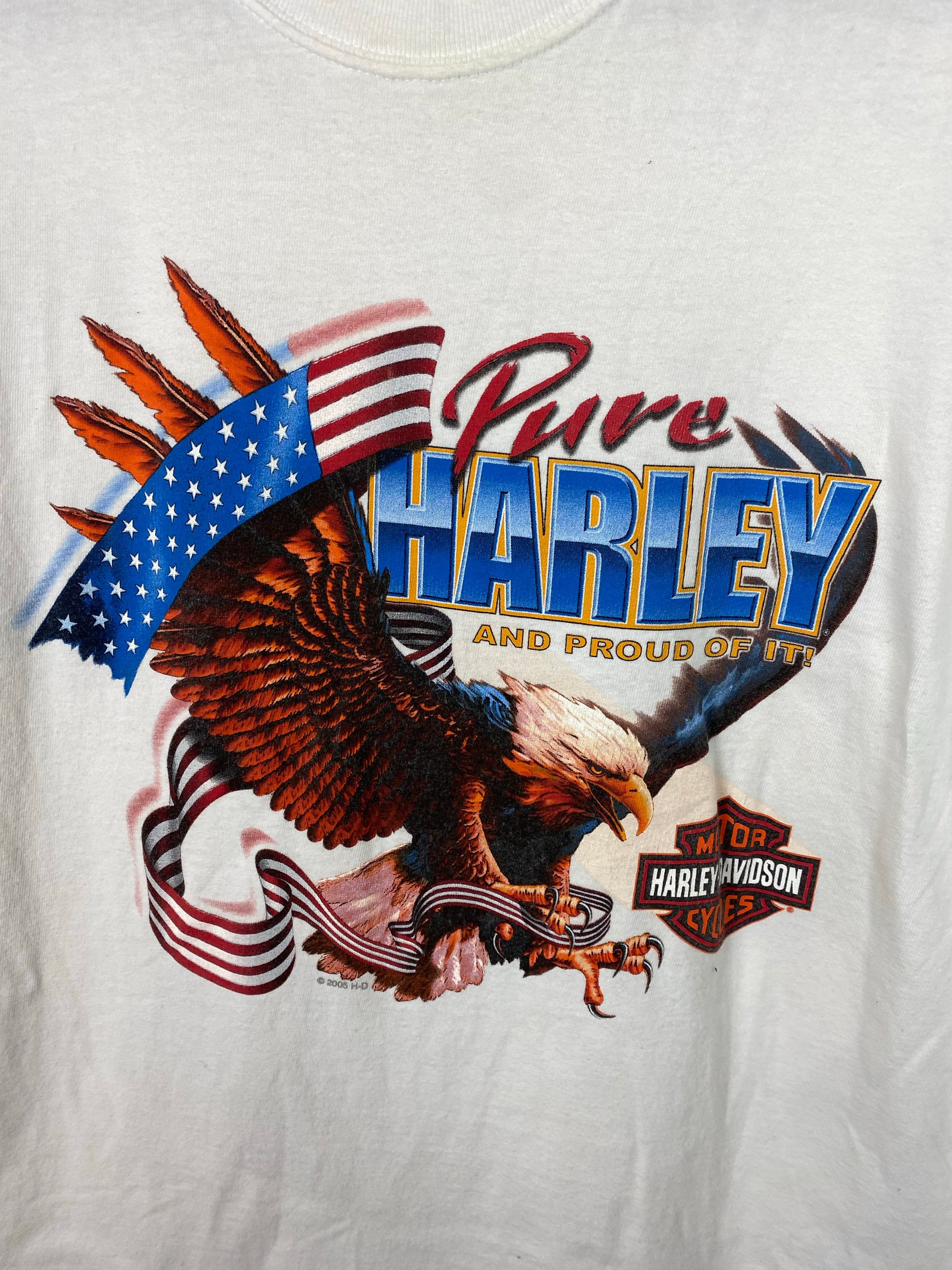 2005 Front And Back Harley Davidson T shirt - L