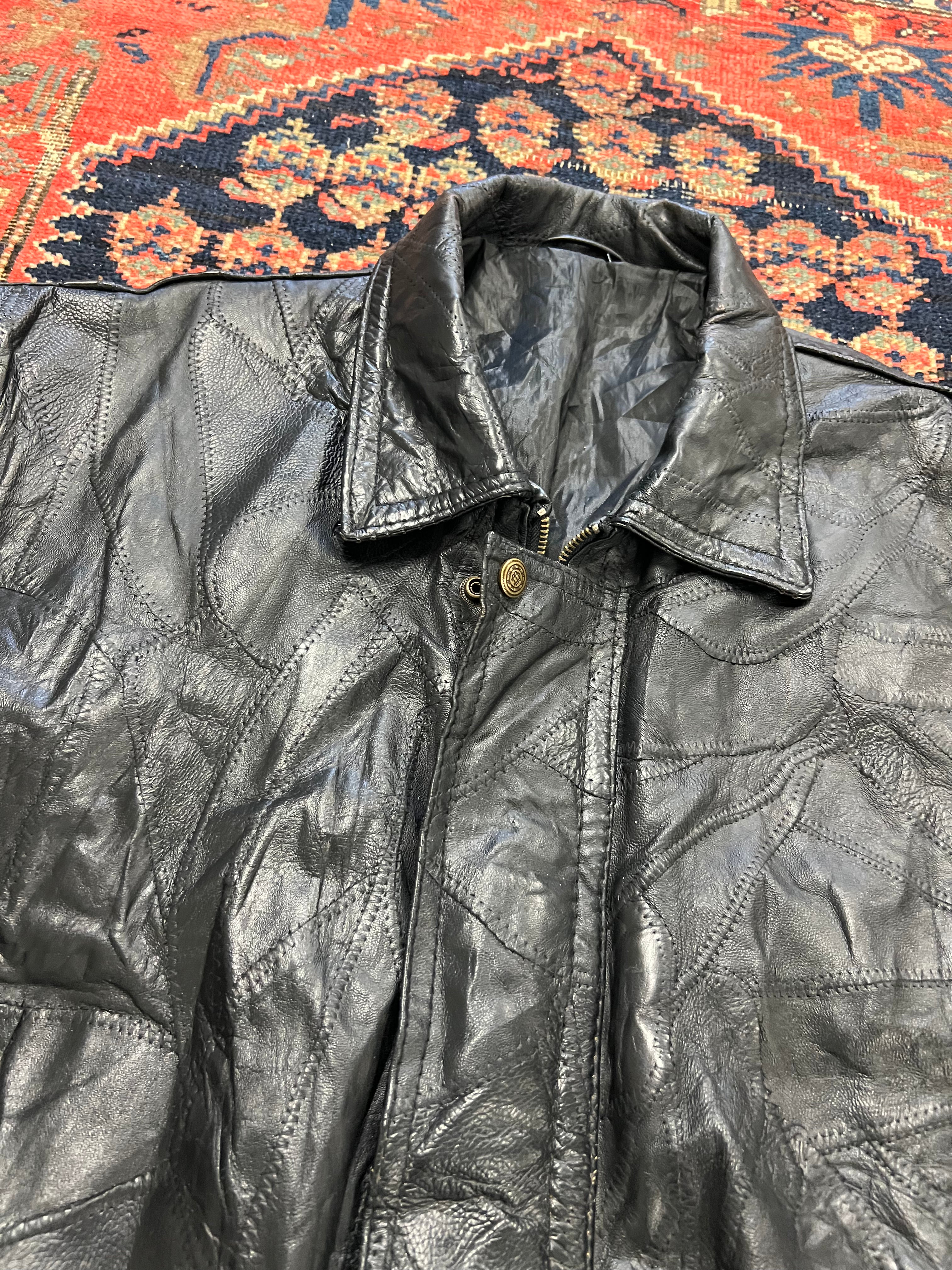 VINTAGE LEATHER JACKET - M/L