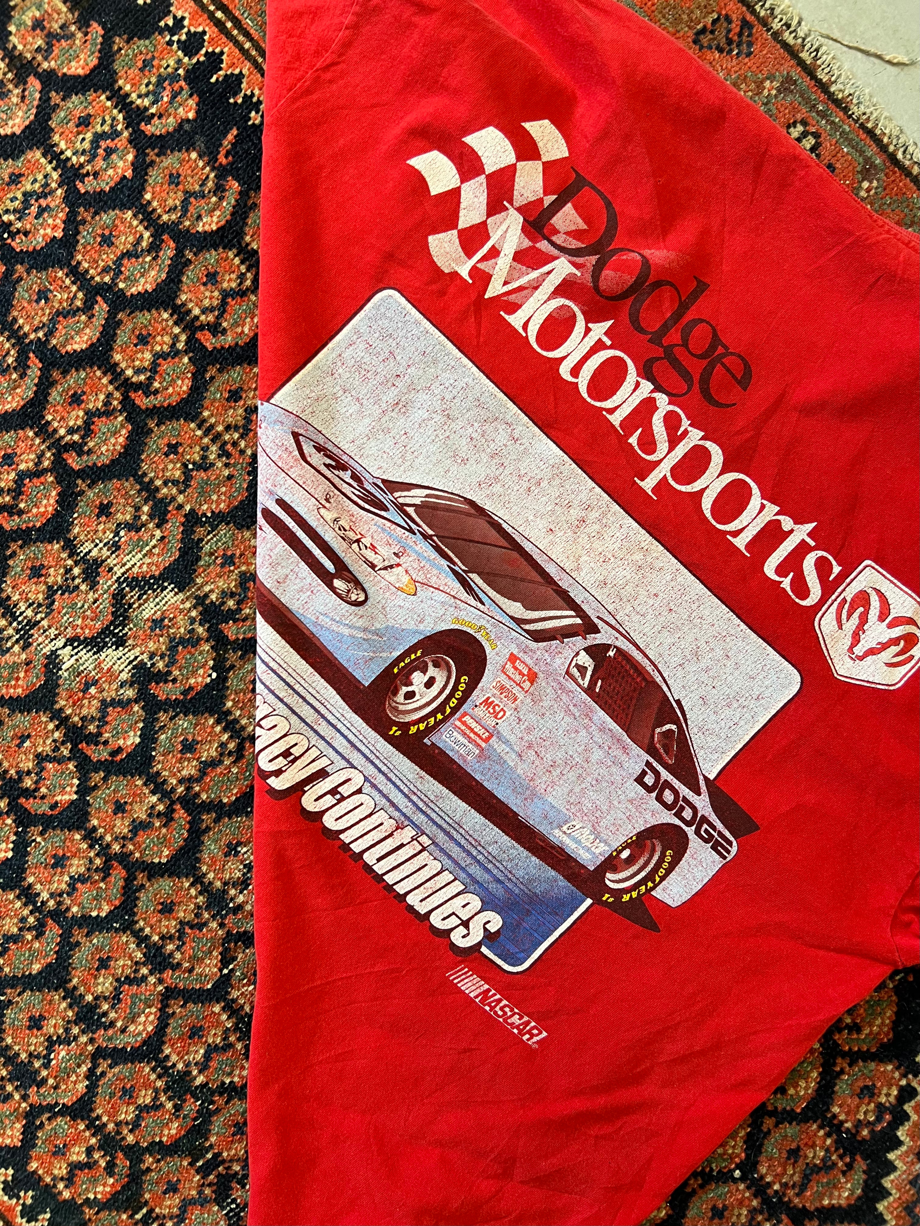 VINTAGE FRONT AND BACK DODGE T SHIRT - L/XL