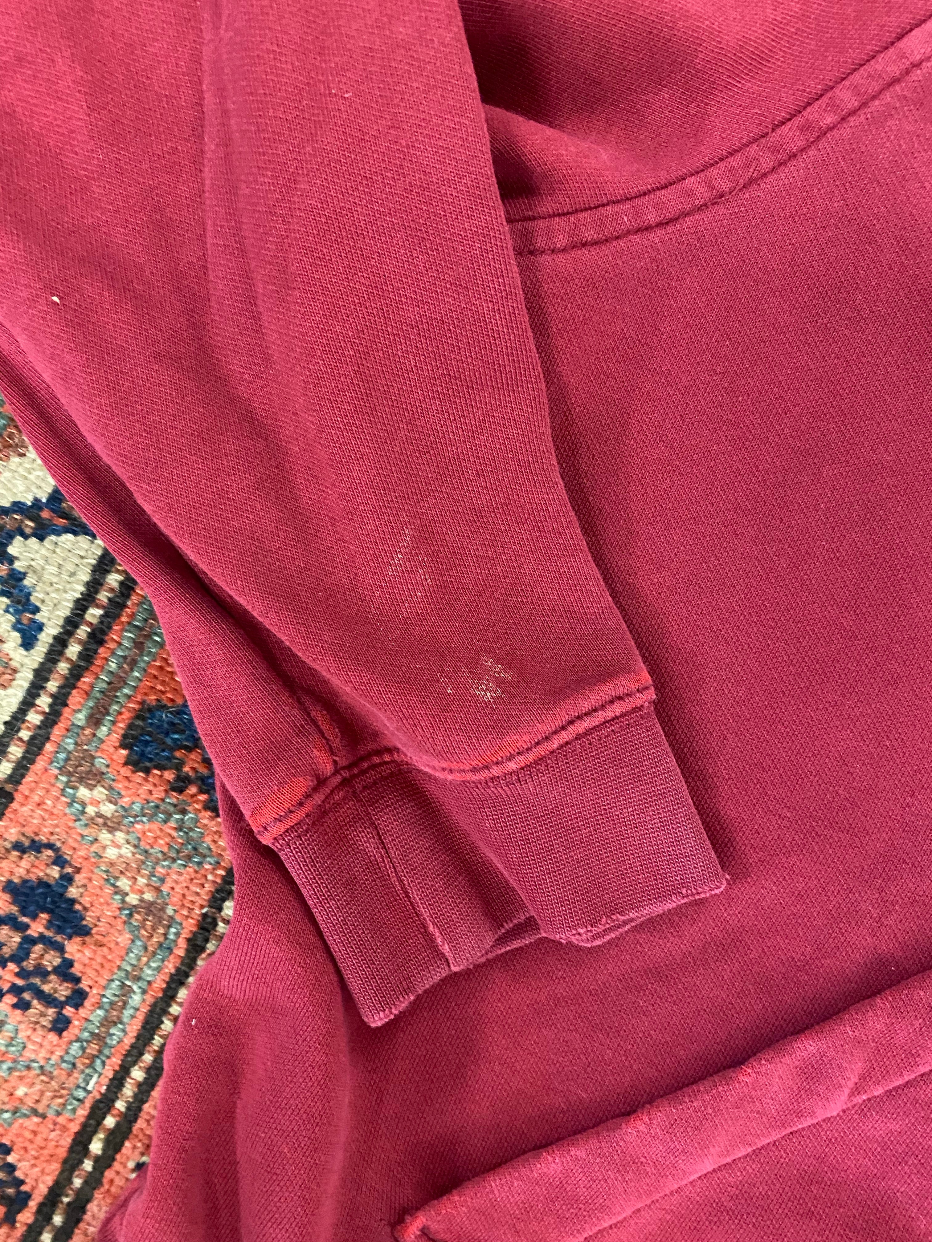2000s Burgundy Nike hoodie - S/M