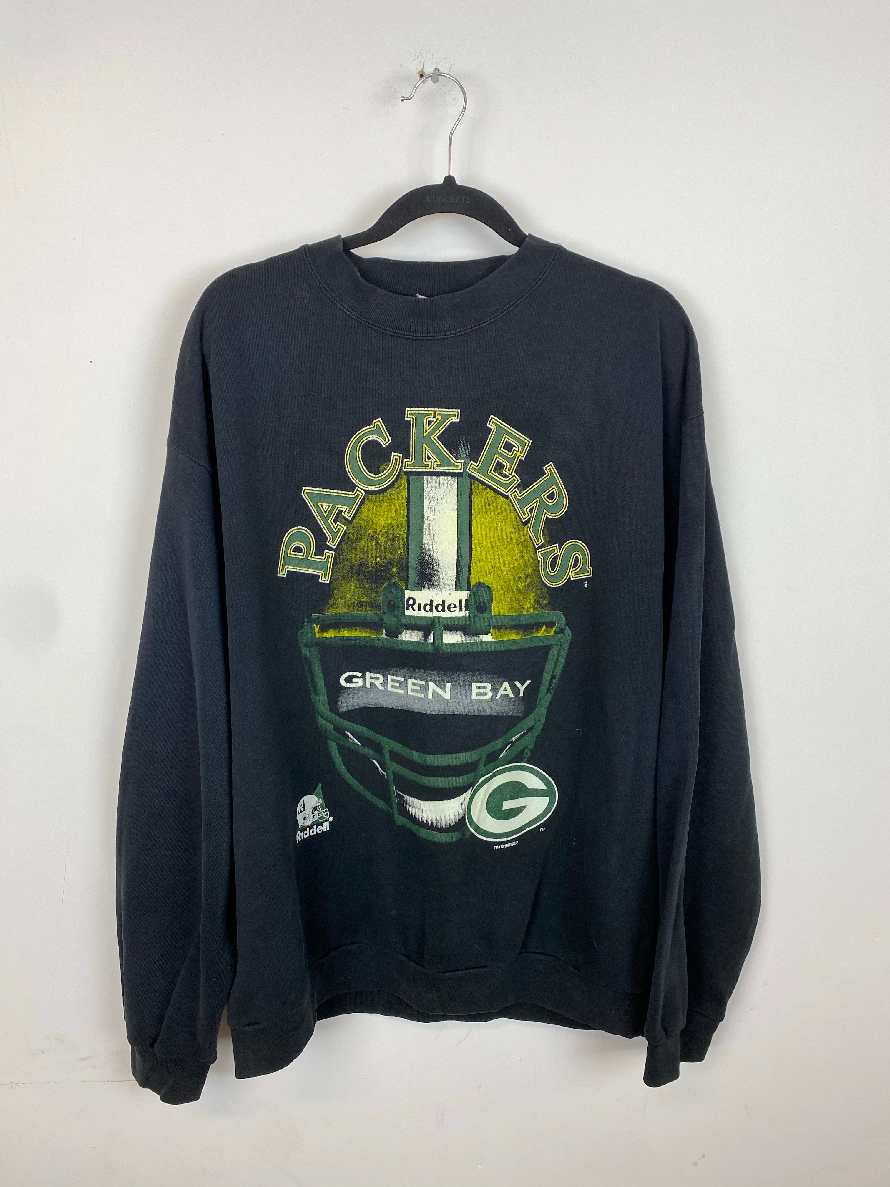 90s Green Bay Packers crewneck - M