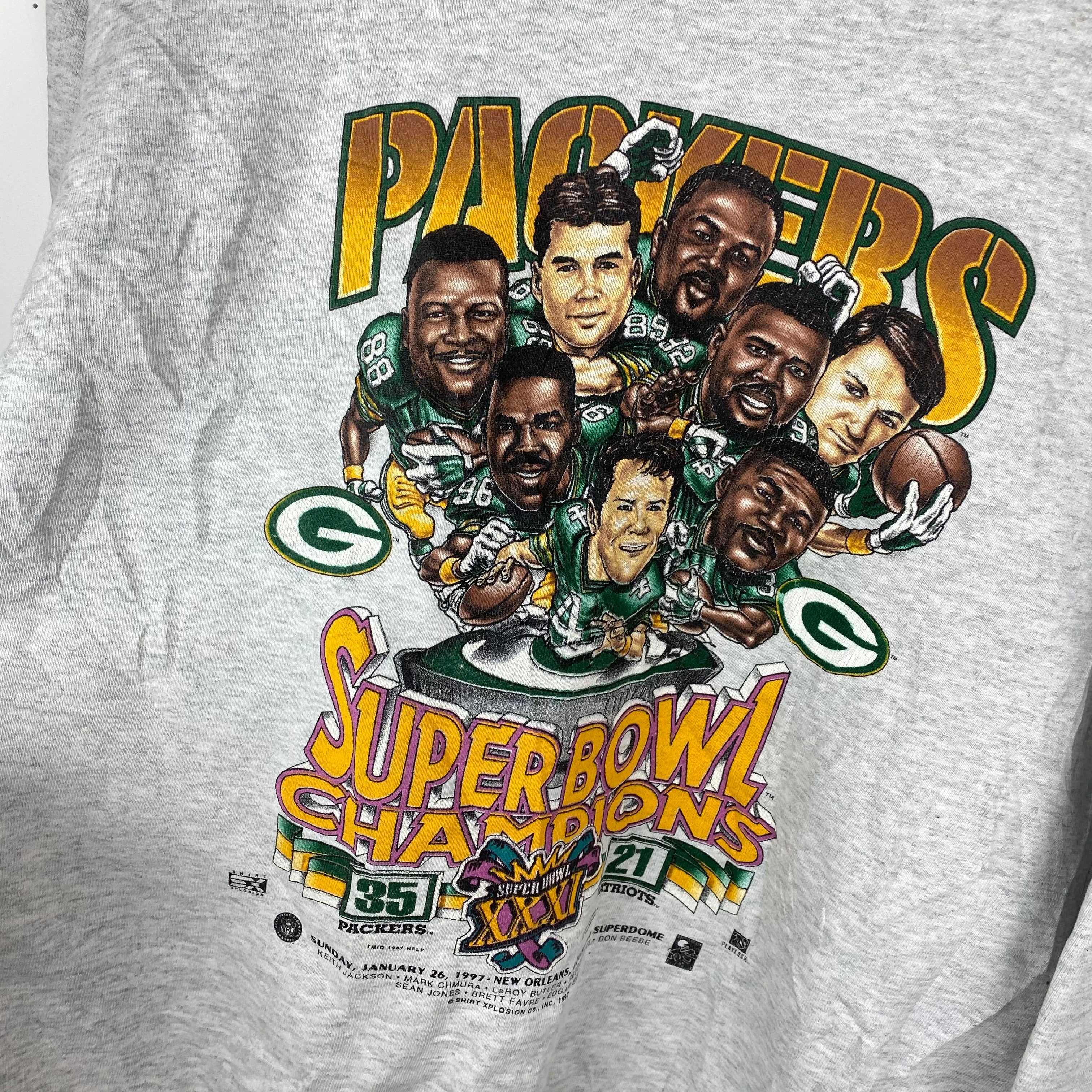 1997 Green Bay packers crewneck