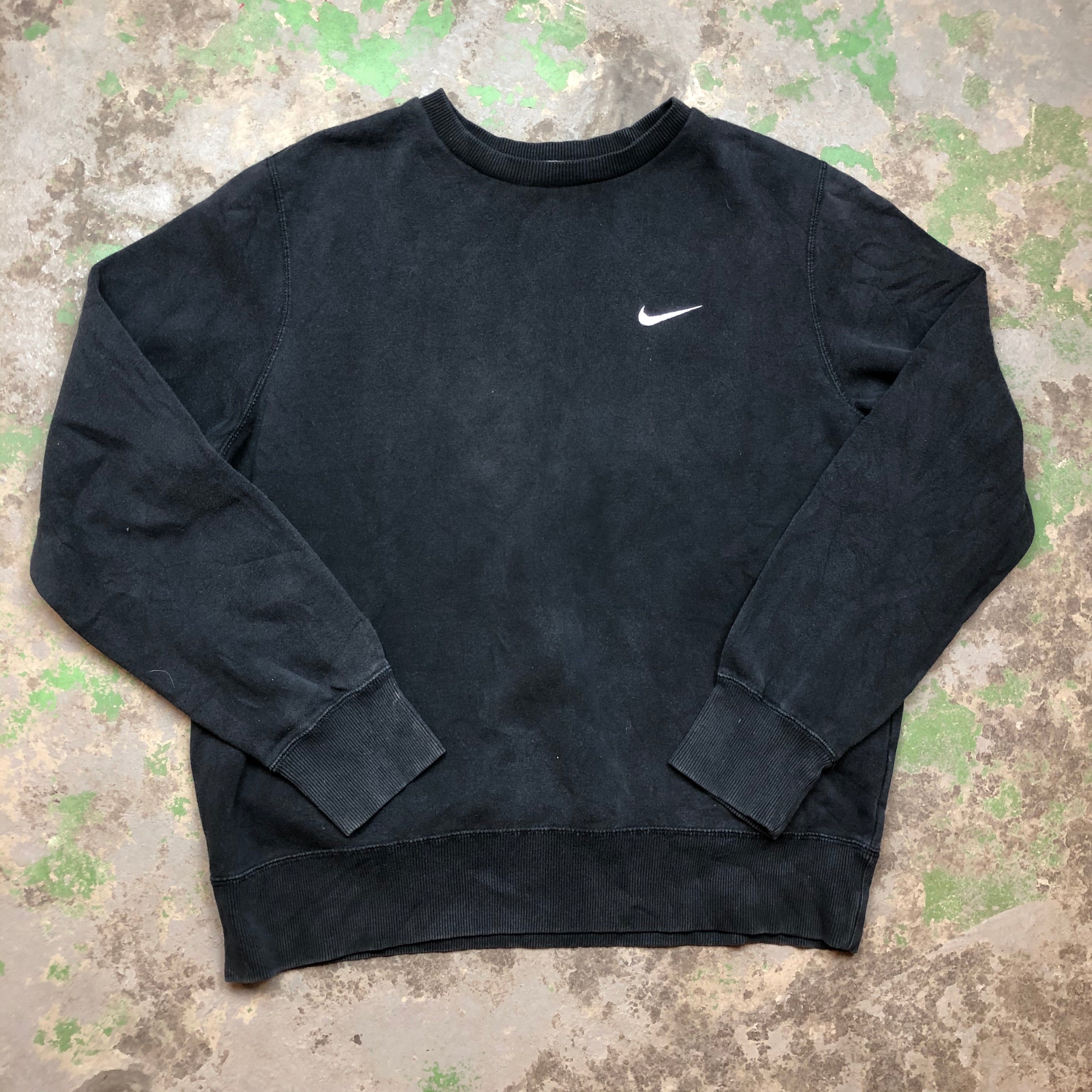 Faded black Nike Crewneck