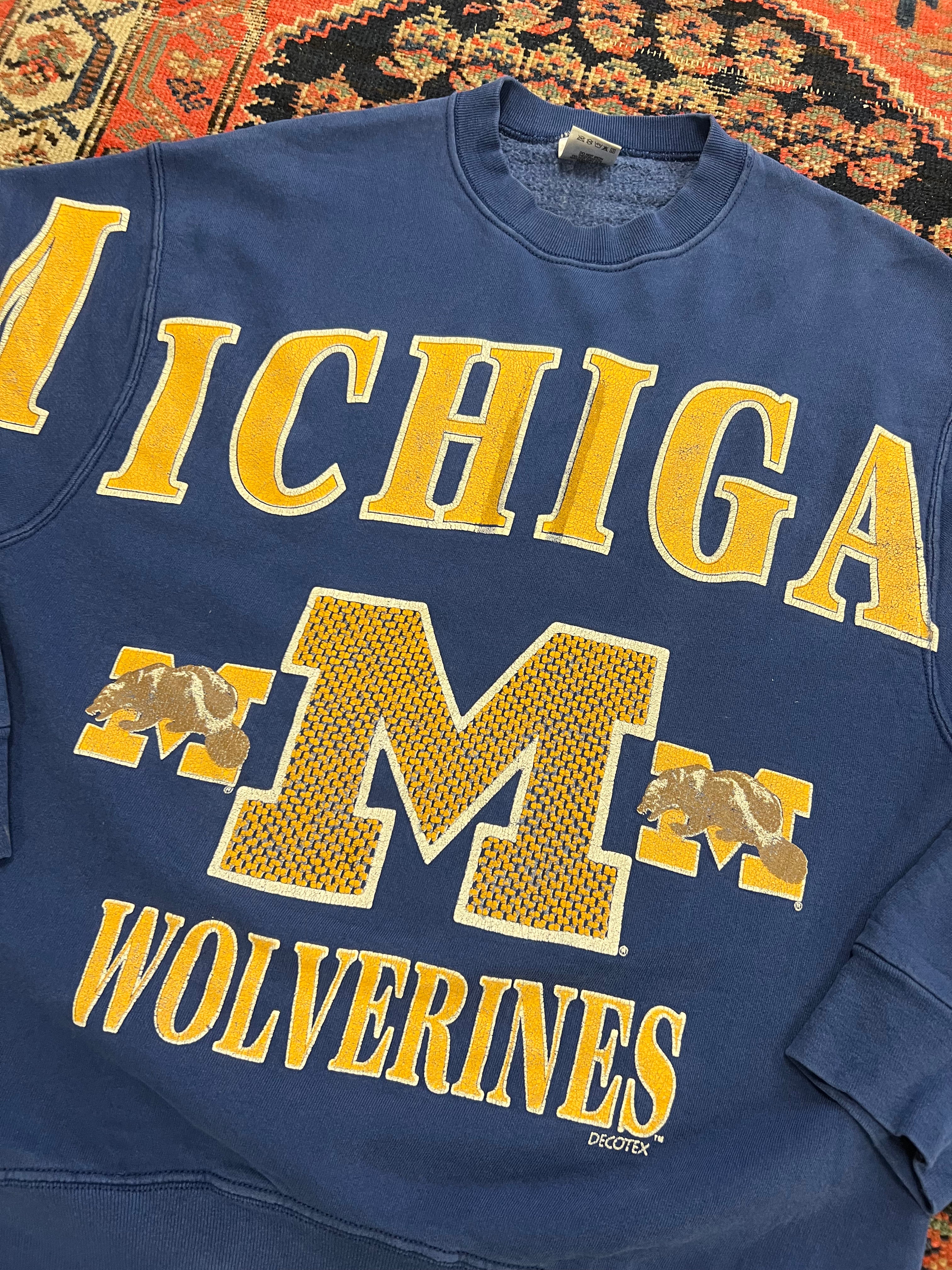 VINTAGE MICHIGAN CREWNECK - SMALL