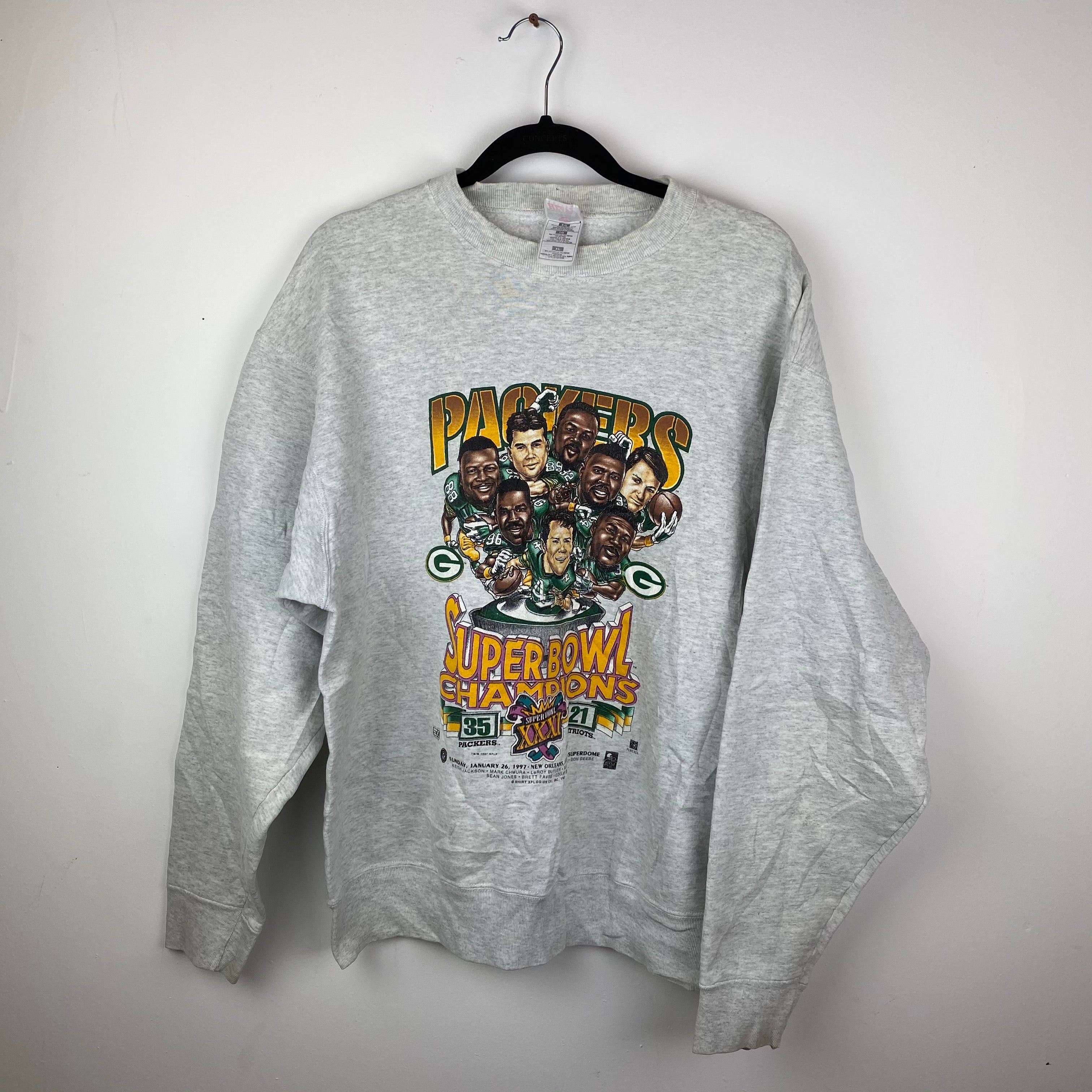 1997 Green Bay packers crewneck