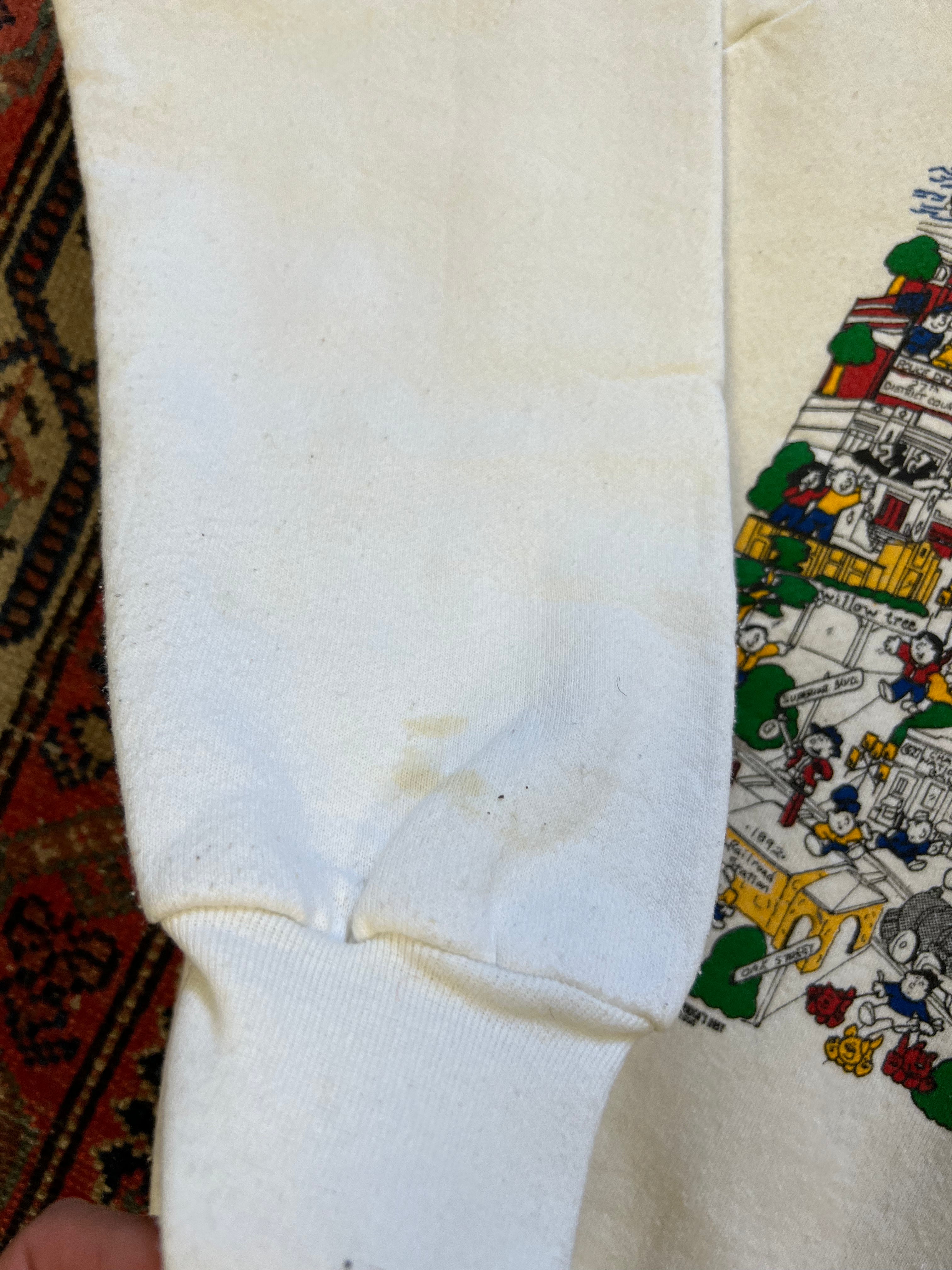 VINTAGE FRONT AND BACK MICHIGAN CREWNECK - S/M