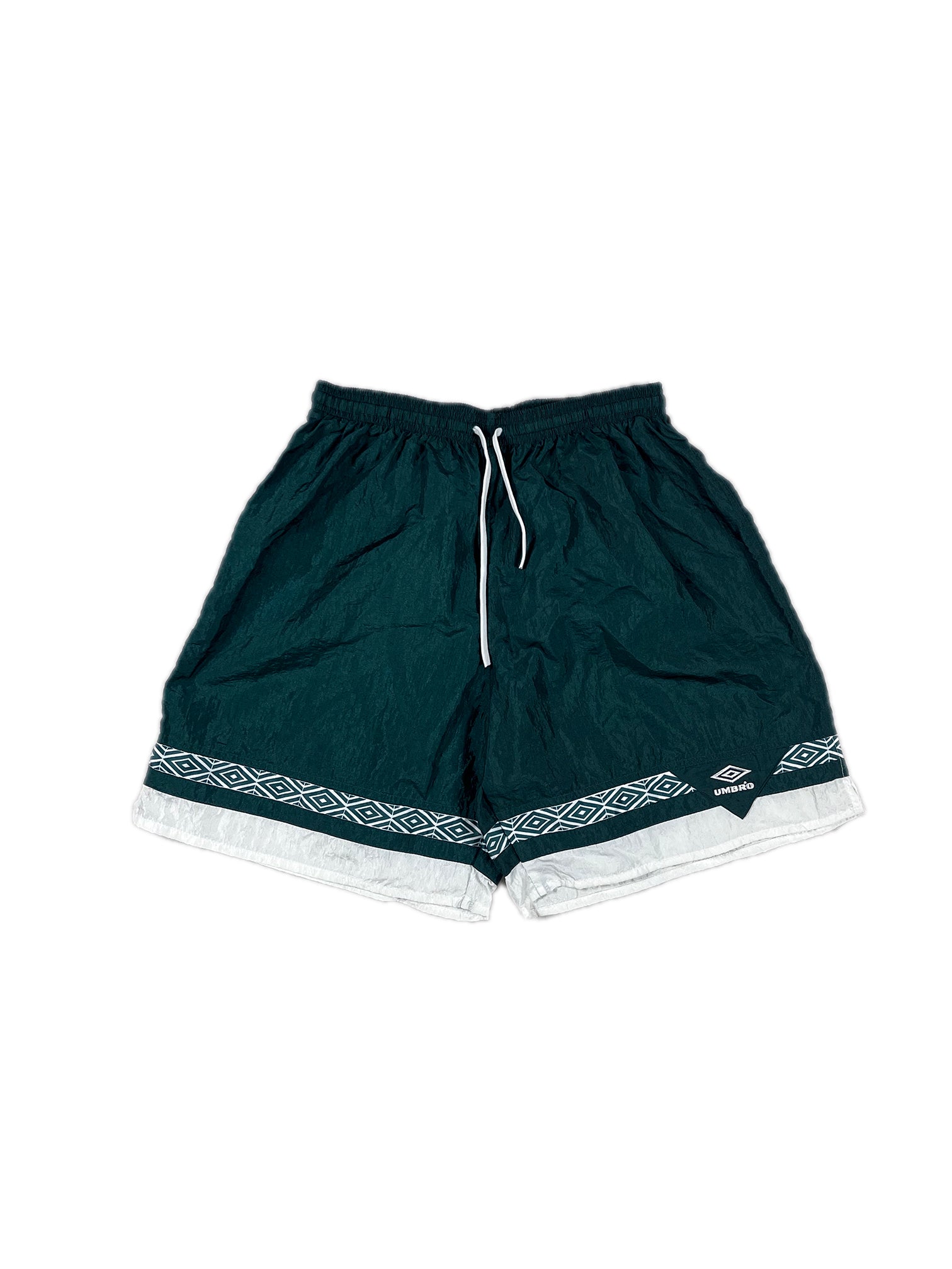 VINTAGE GREEN “PROTOTYPE” UMBRO SHORTS SIZE