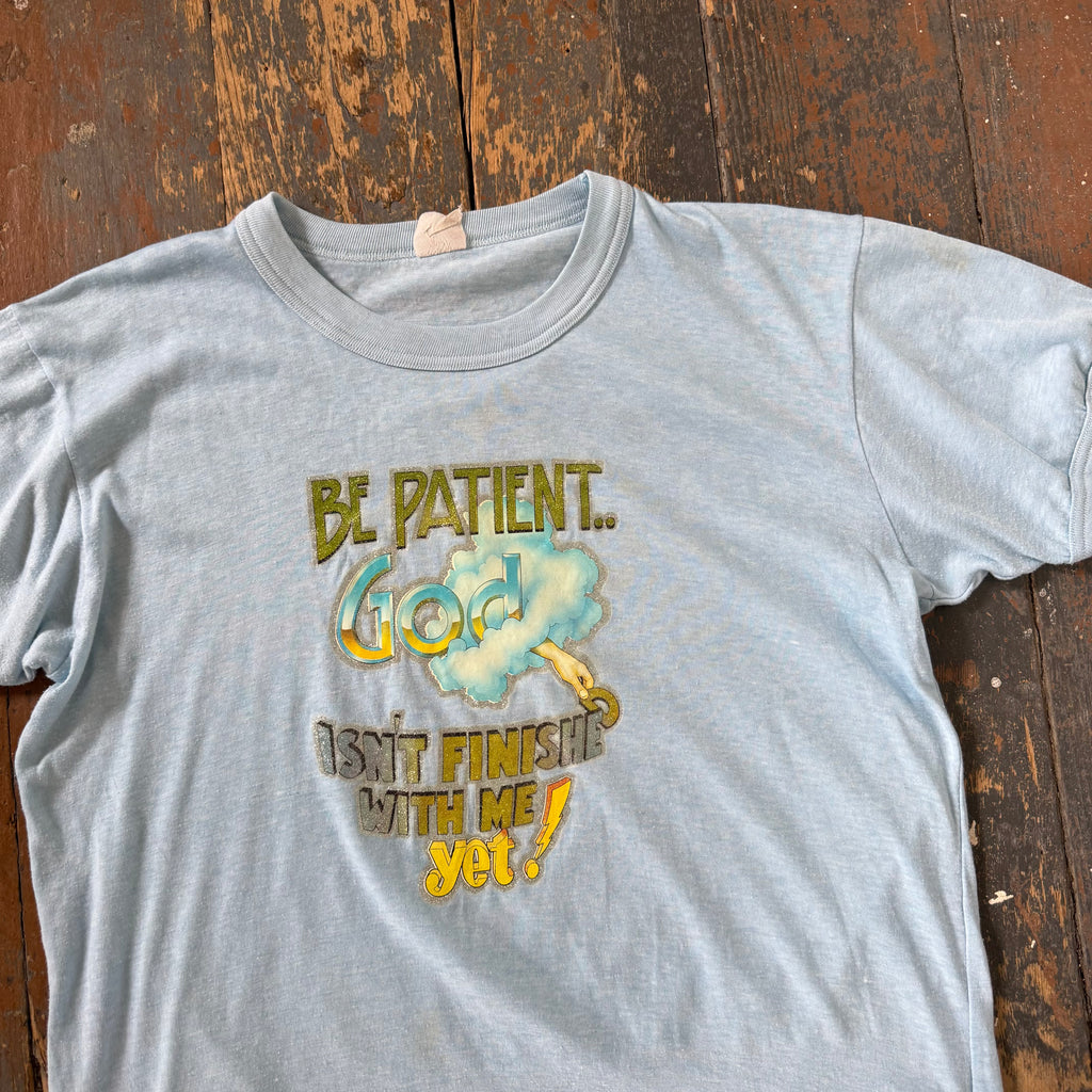 Vintage Be Patient T Shirt Size Small