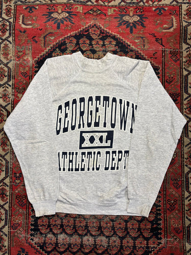 VINTAGE GREY GEORGETOWN CREWNECK SIZE LARGE