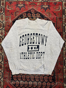 VINTAGE GREY GEORGETOWN CREWNECK SIZE LARGE