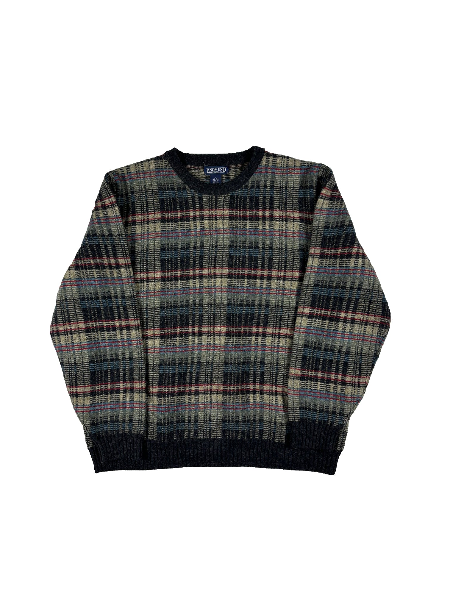 Vintage plaid sweater sale