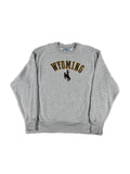 VINTAGE GREY WYOMING COWBOY CREWNECK SIZE XL