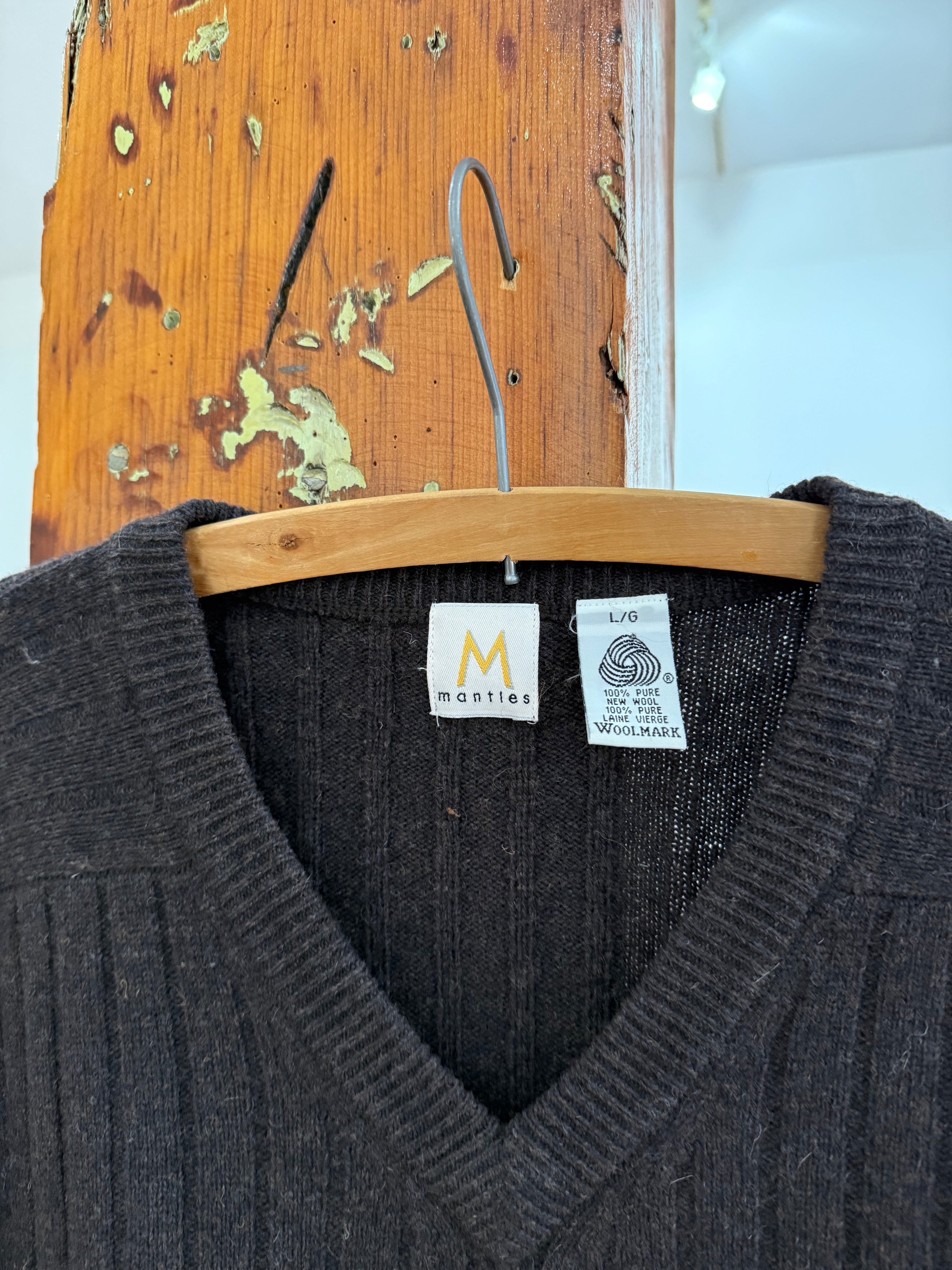 Wool V-Neck Sweater