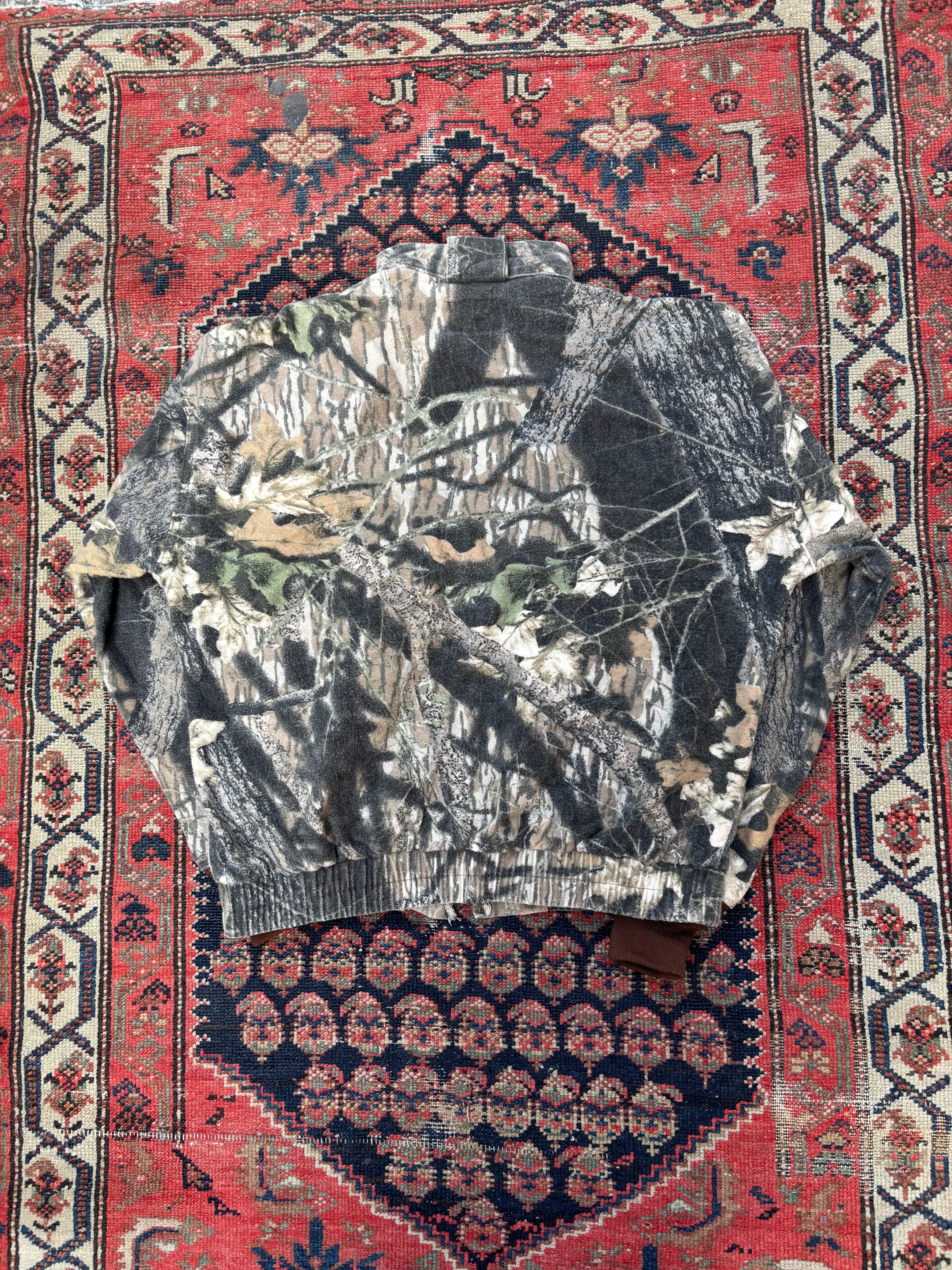 VINTAGE COTTON REALTREE BOMBER JACKET SIZE MEDIUM