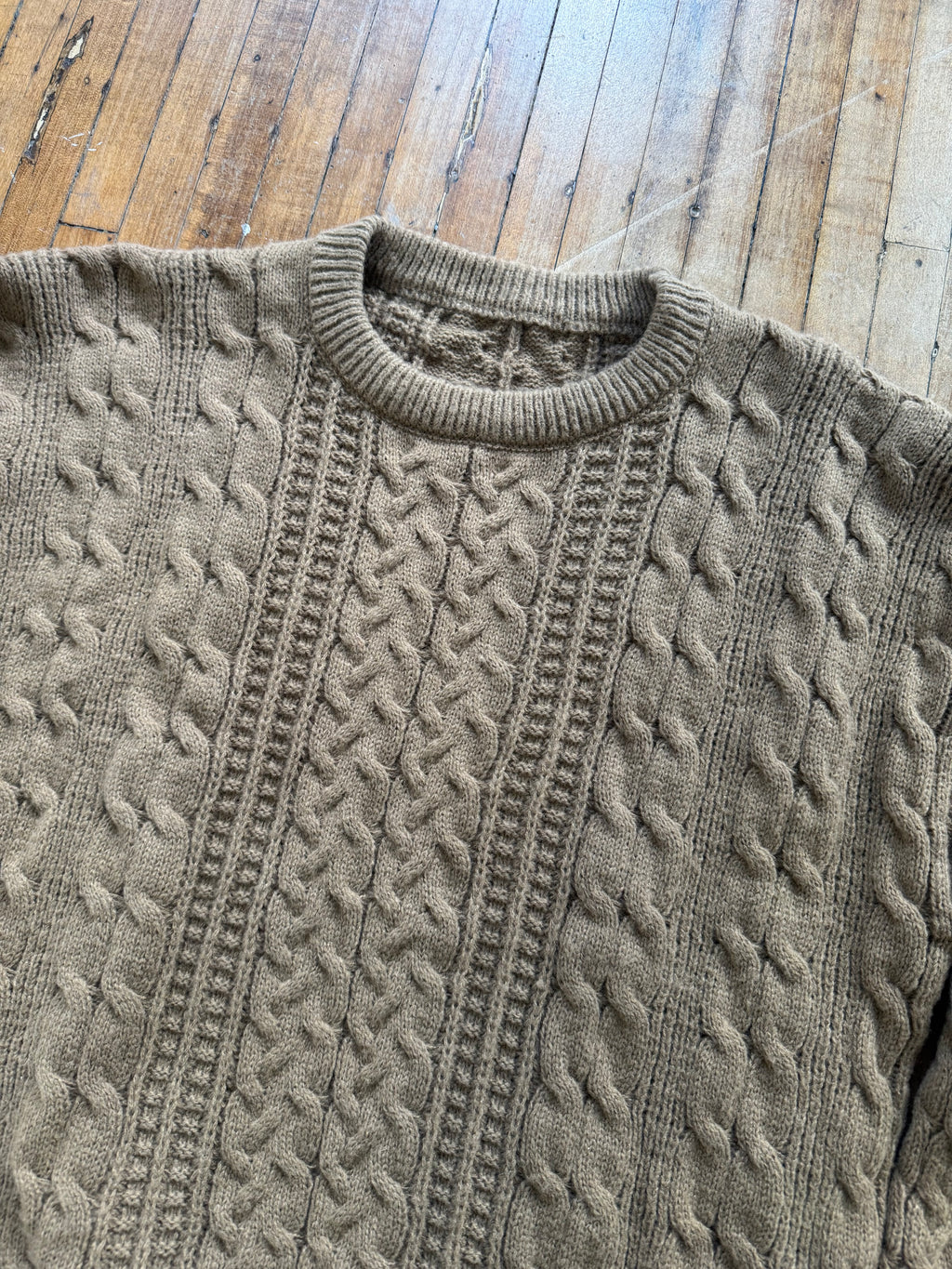 Vintage Cable Knit Sweater