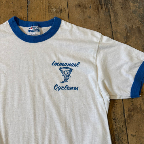 1980s Cyclones Ringer T Shirt Size XS - S